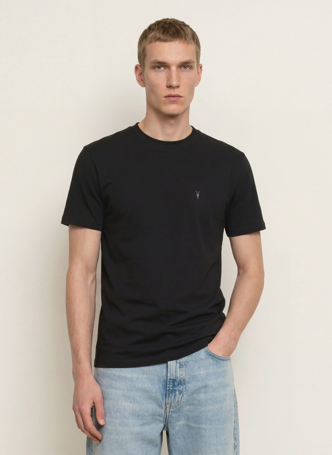 ALLSAINTS DEXTER T-shirt: BLACK