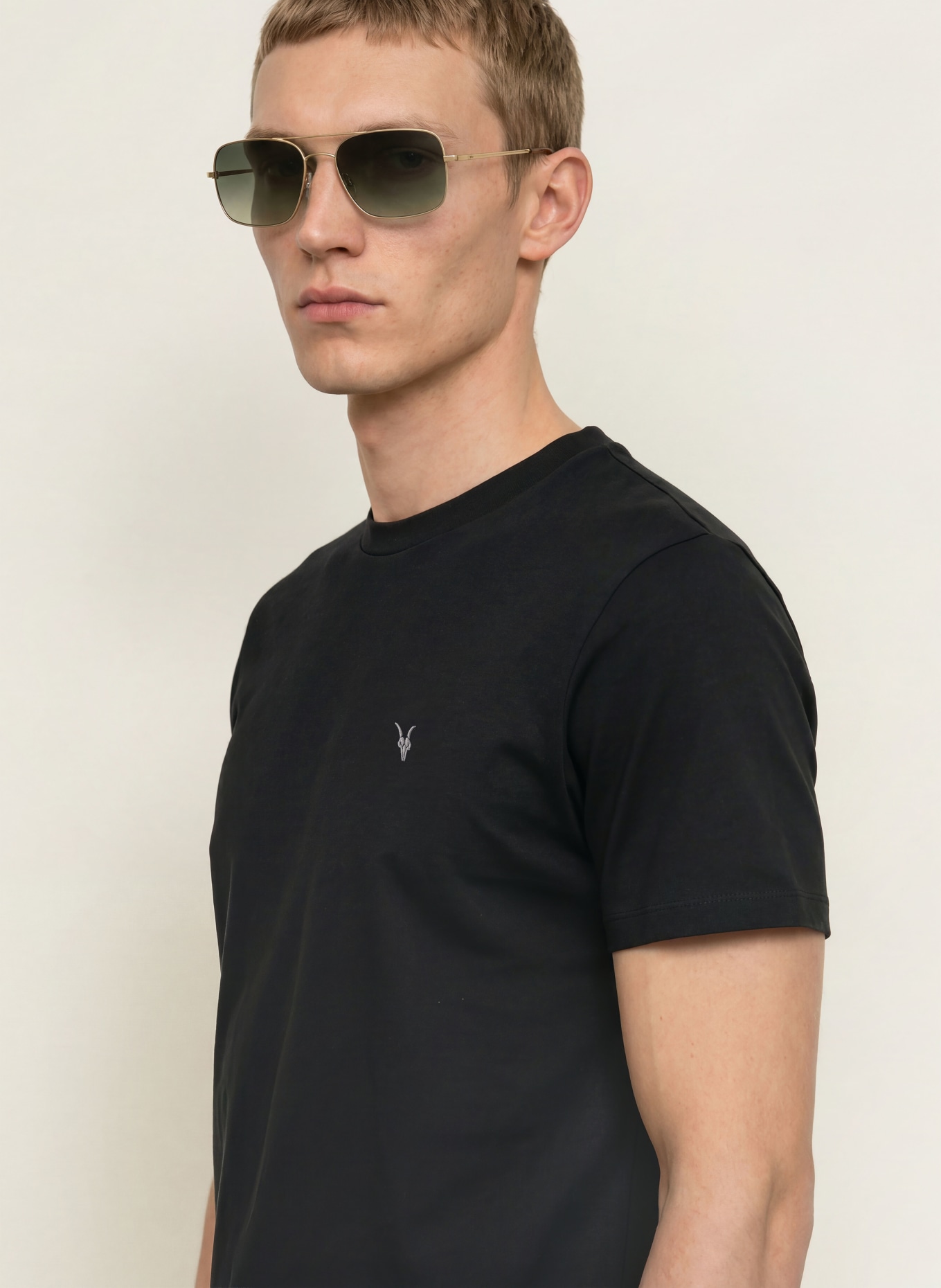 ALLSAINTS DEXTER T-shirt: BLACK