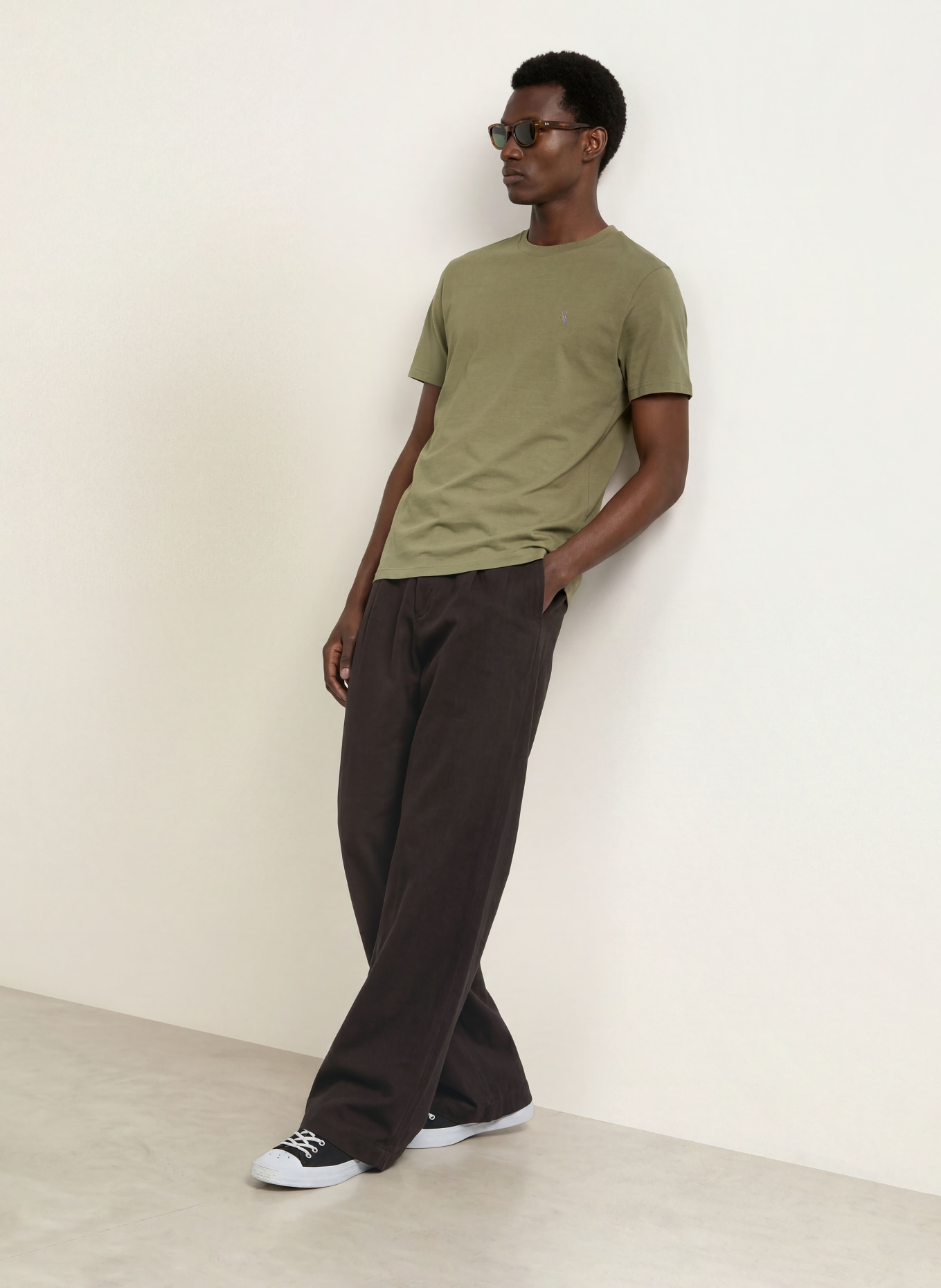 ALLSAINTS DEXTER T-shirt: KHAKI