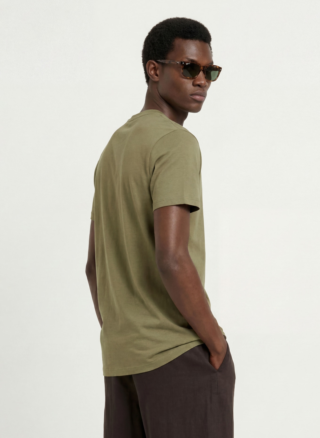 ALLSAINTS DEXTER T-shirt: KHAKI