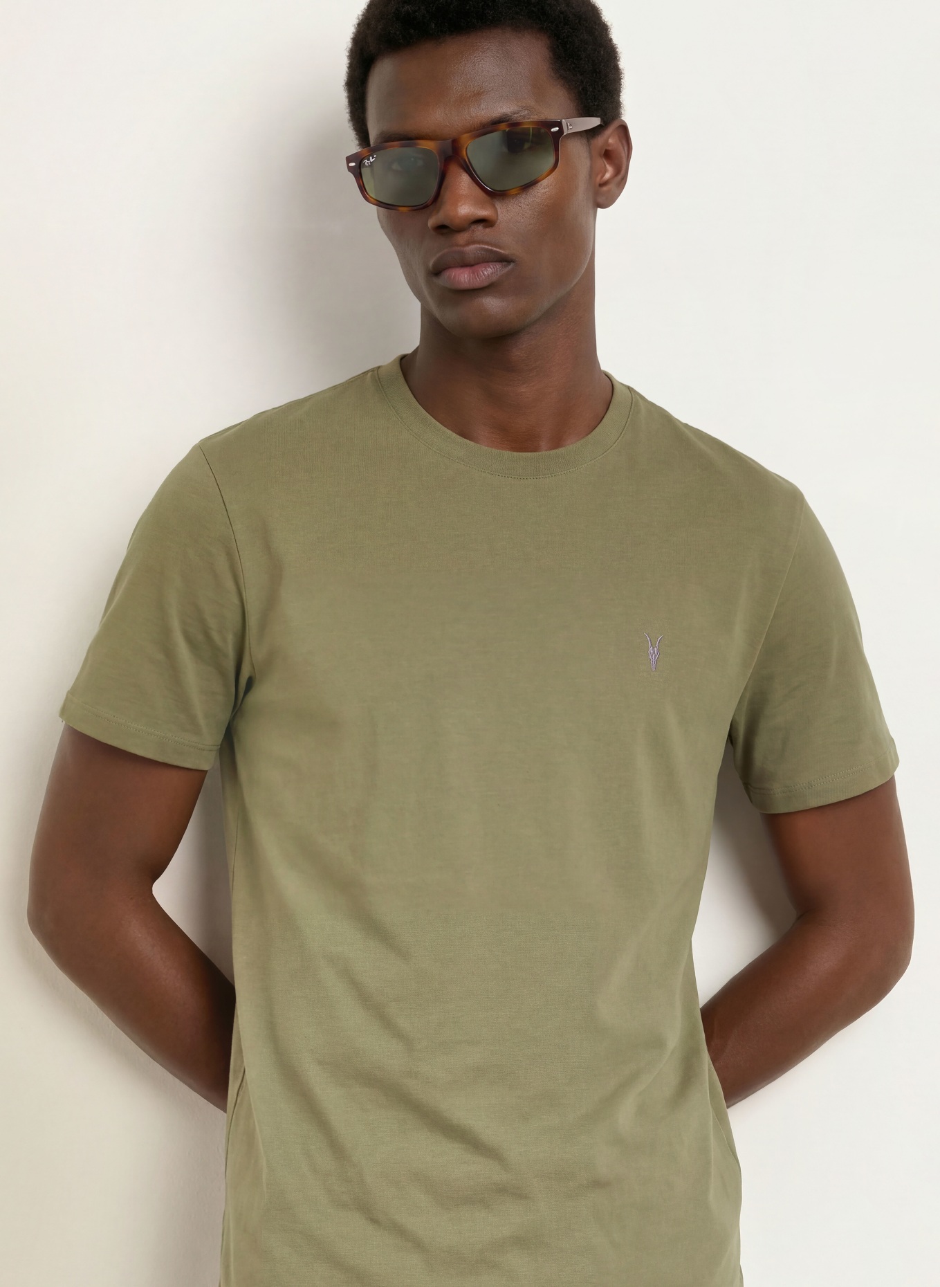 ALLSAINTS DEXTER T-shirt: KHAKI
