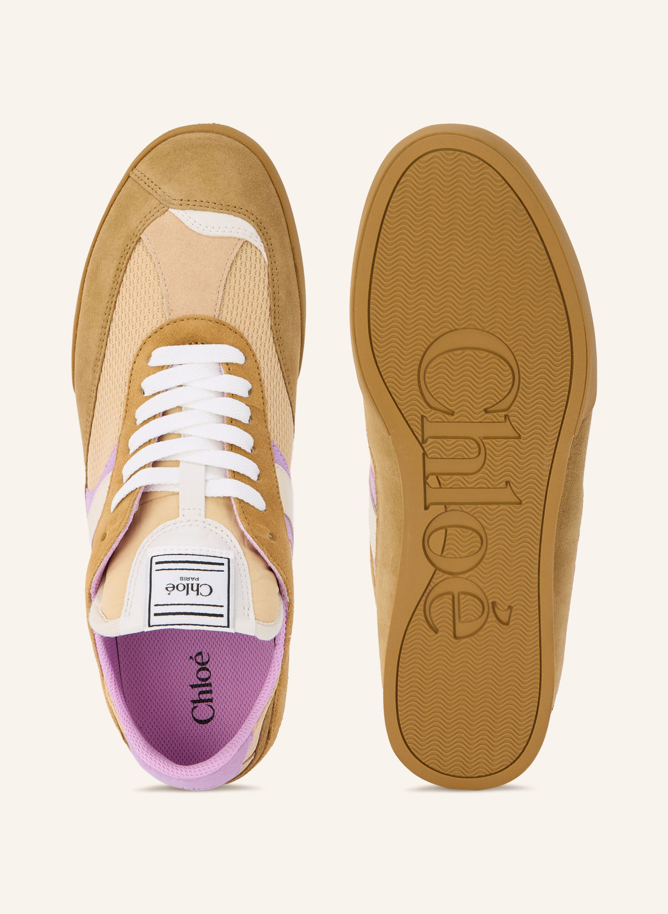 Chloé Sneakers KICK: 223 STRAW BEIGE