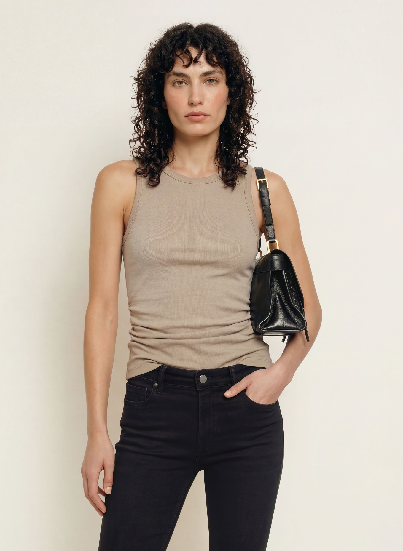 ALLSAINTS Top KATARINA: BÉŽOVÁ