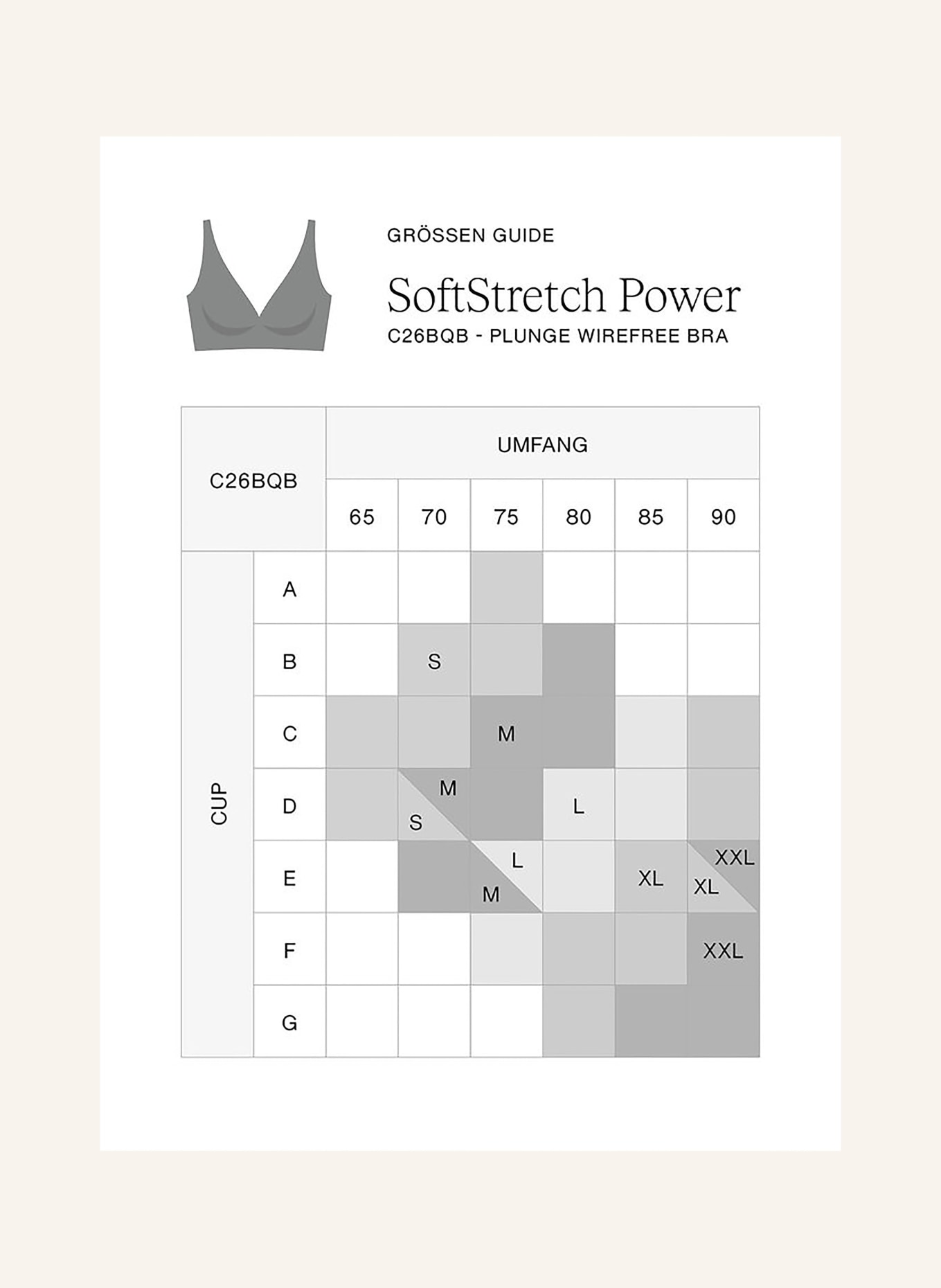 CHANTELLE Bustier SOFTSTRETCH POWER: 035 ELFENBEIN