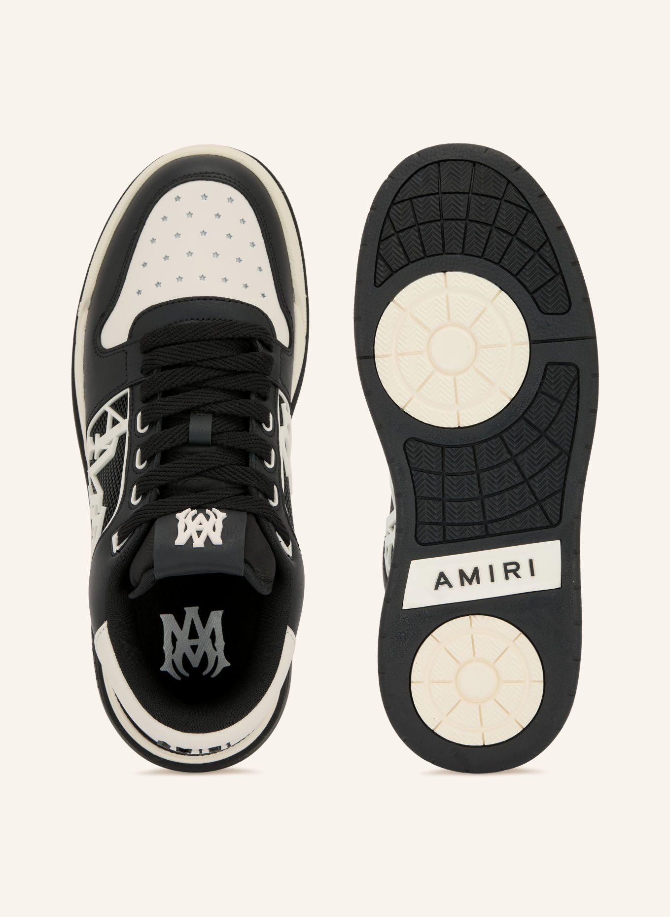 AMIRI Sneakers: ZWART / WIT