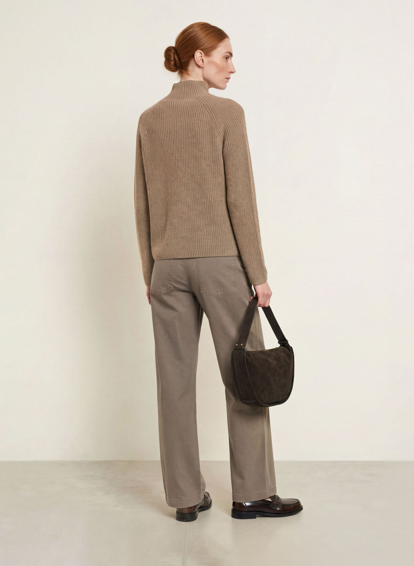 Marc O'Polo Sweater: LIGHT BROWN
