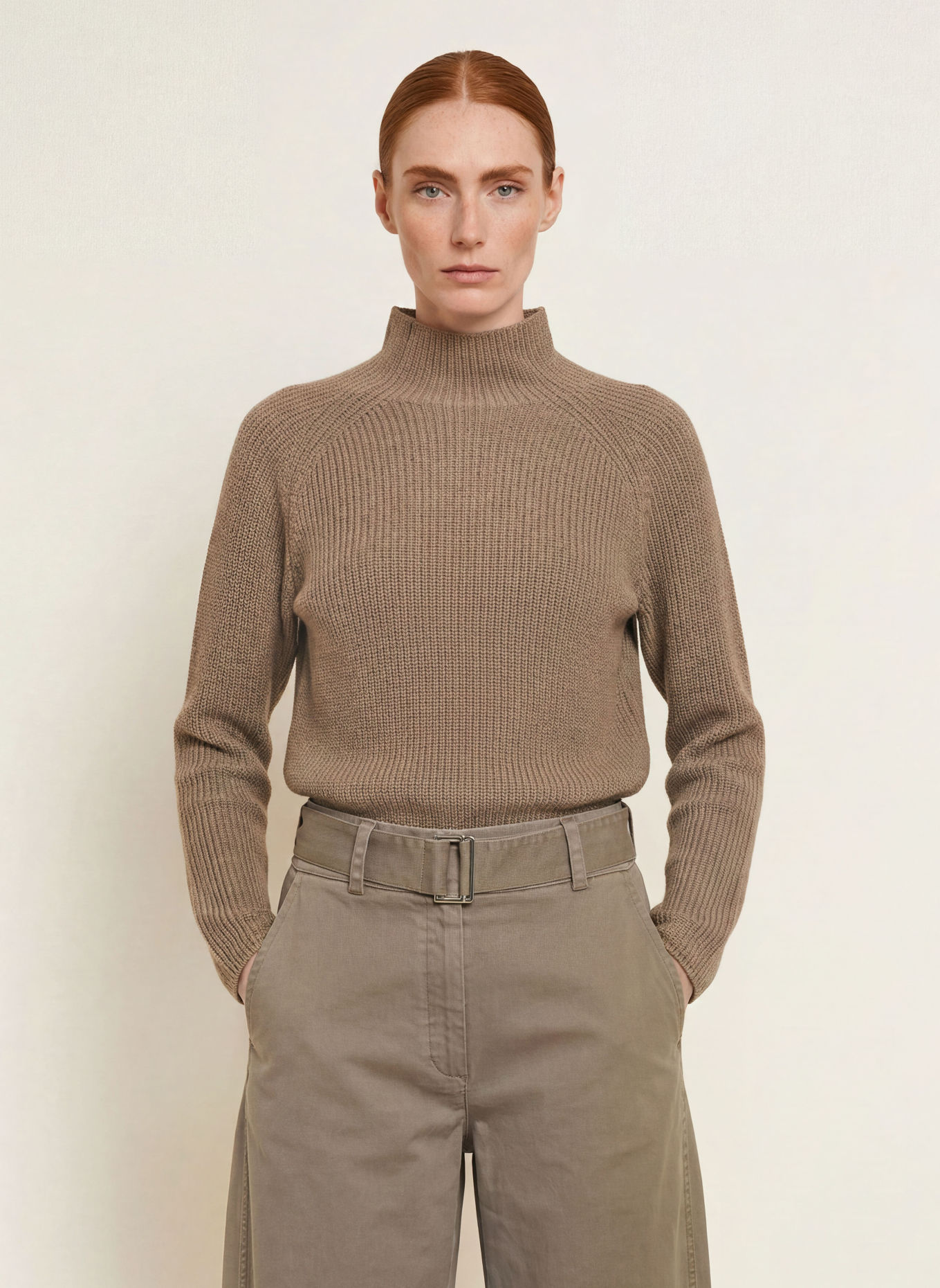 Marc O'Polo Sweater: LIGHT BROWN