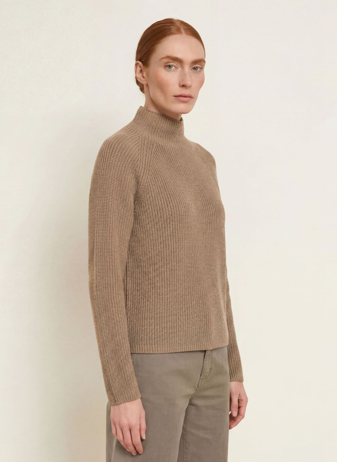 Marc O'Polo Sweater: LIGHT BROWN