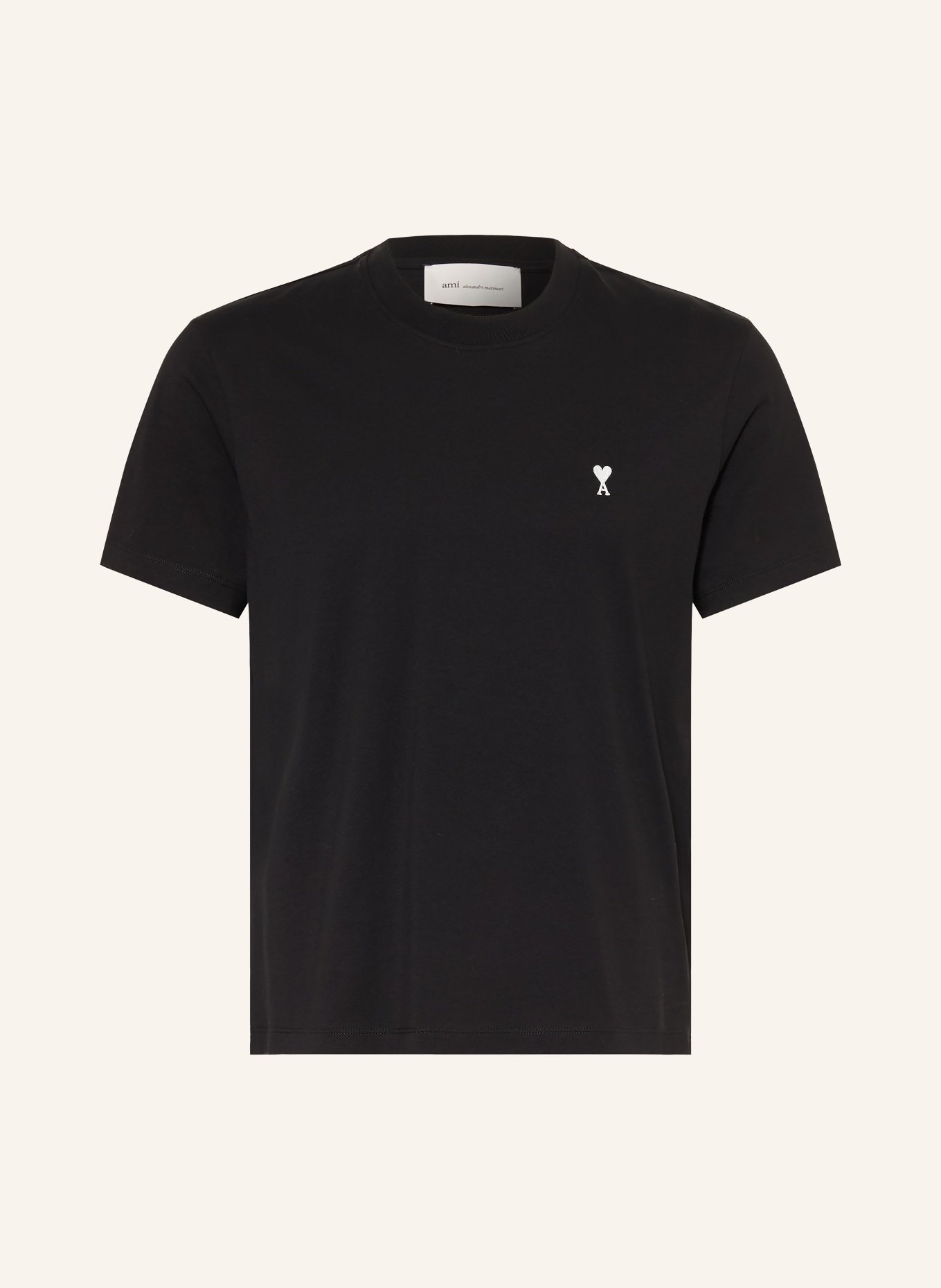 AMI PARIS T-shirt: ZWART