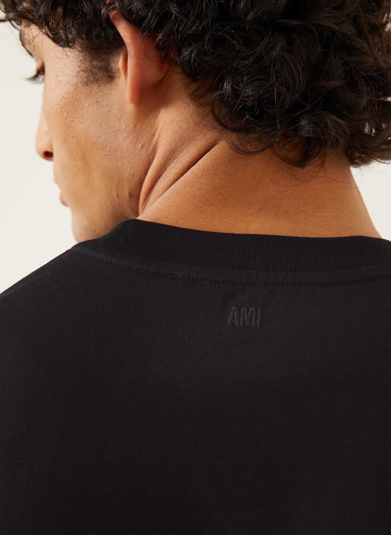 AMI PARIS T-shirt: ZWART