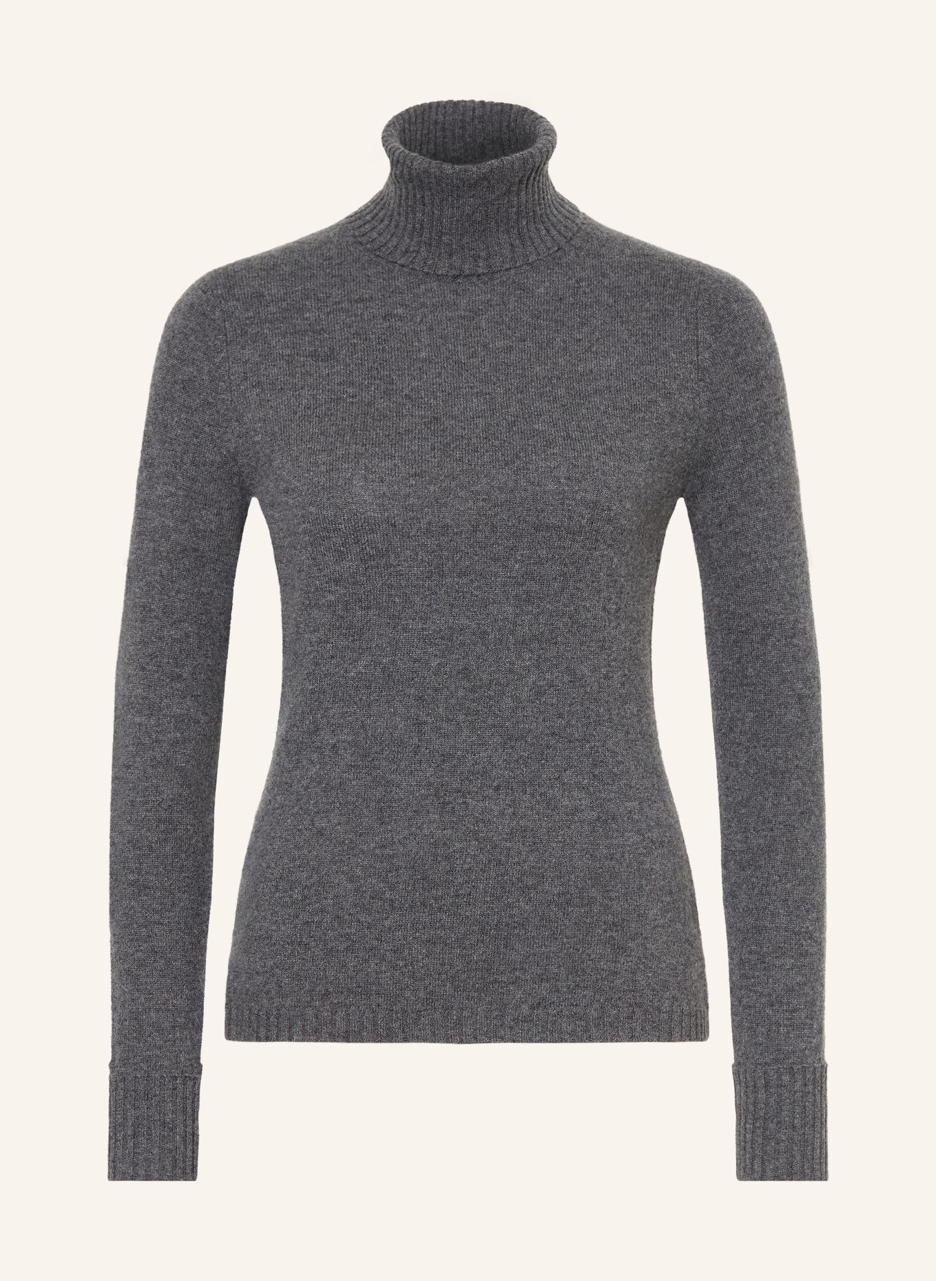 FTC CASHMERE Pull à col roulé en cachemire: GRIS