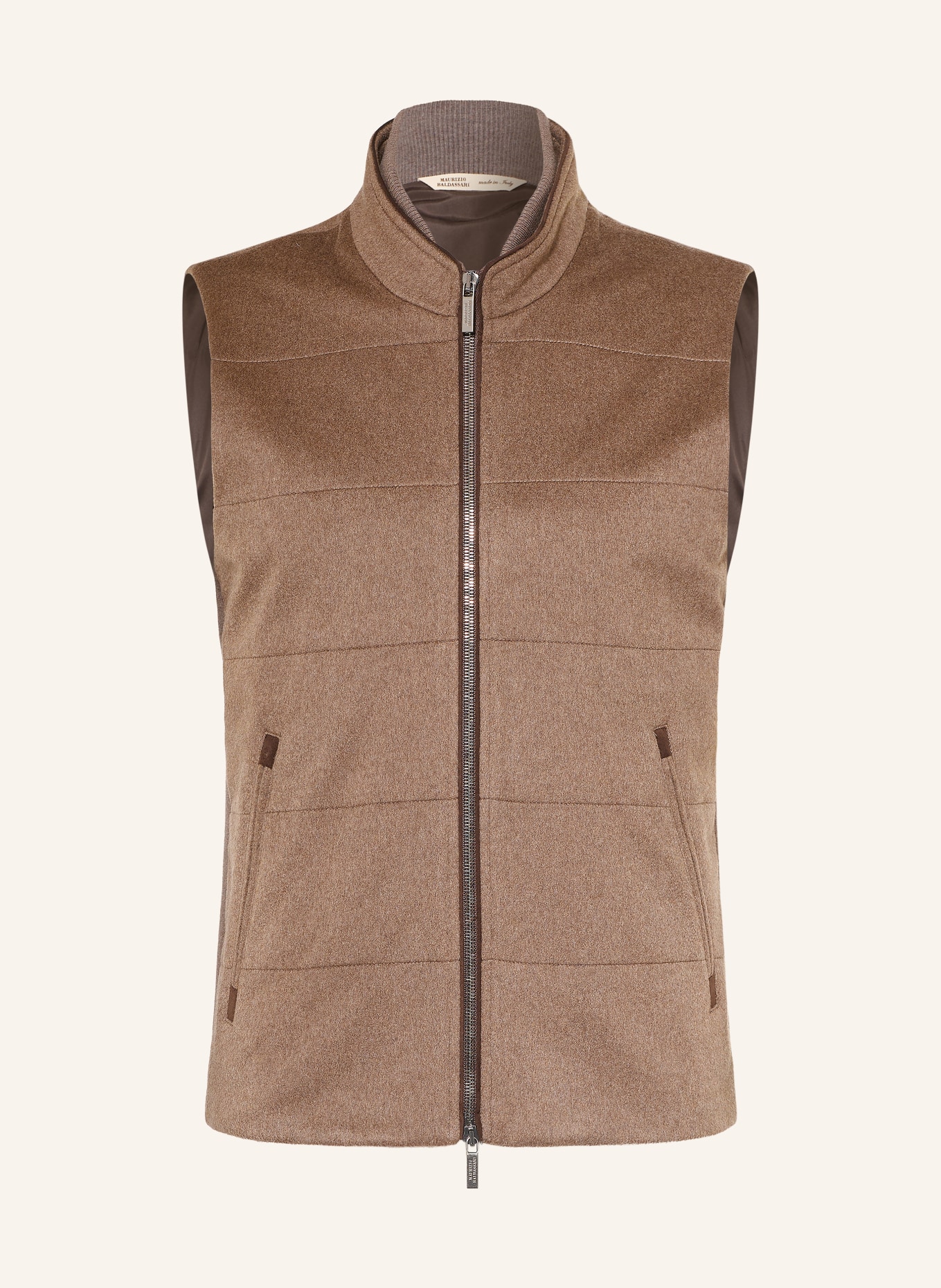 MAURIZIO BALDASSARI Kasjmier vest ICON: BEIGE