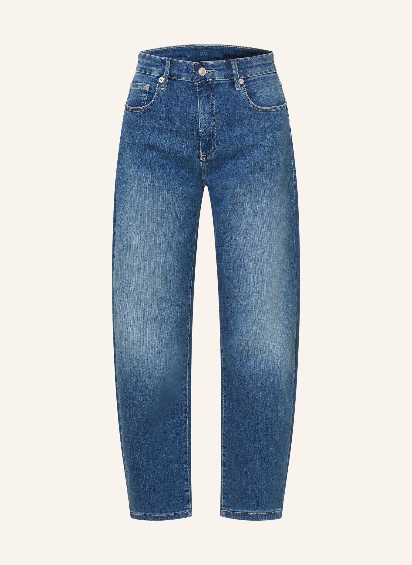 MAC Barrel jeans DANNI: D570 midblue used washed
