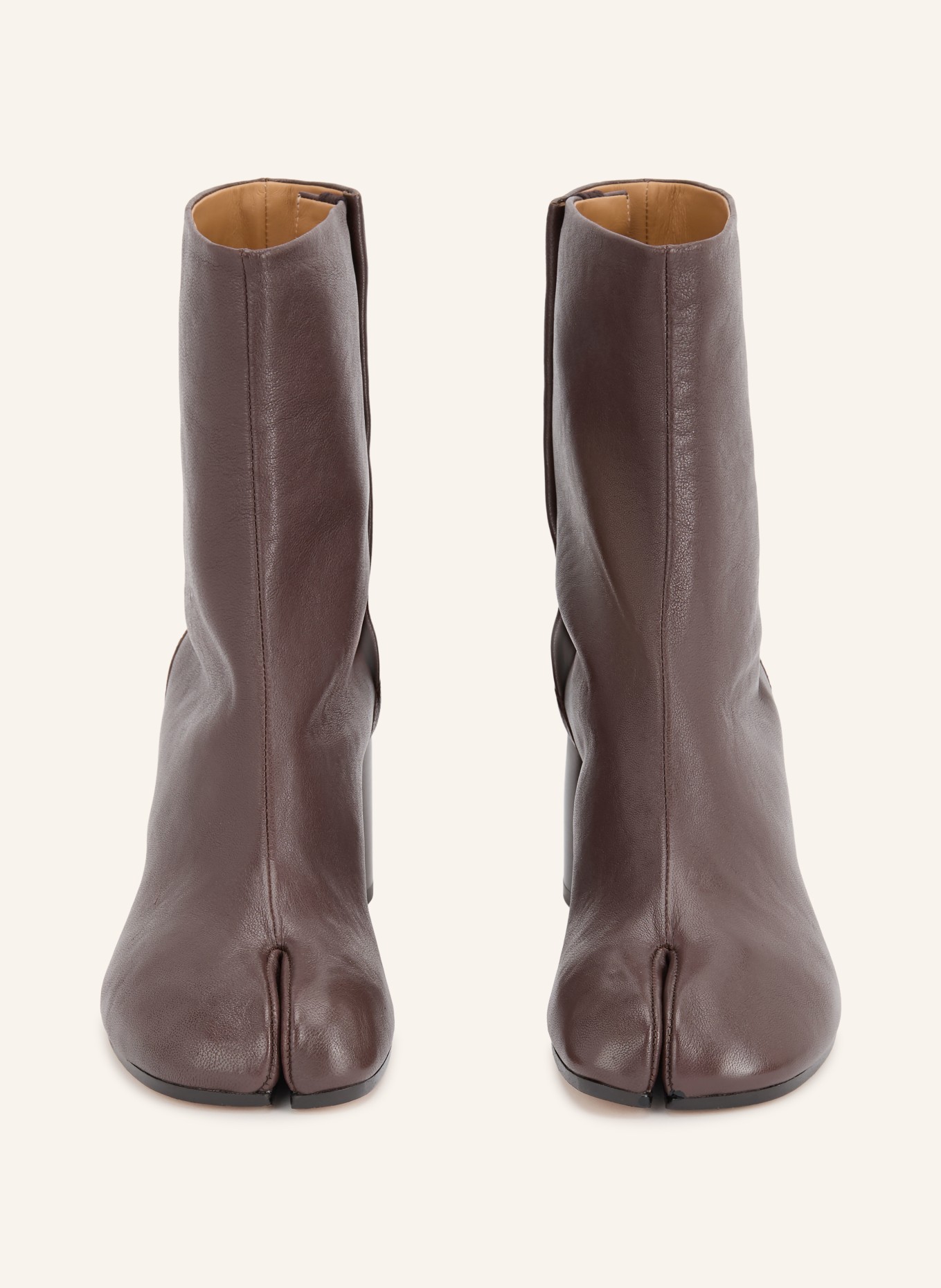 Maison Margiela Botki TABI: CIEMNOBRĄZOWY