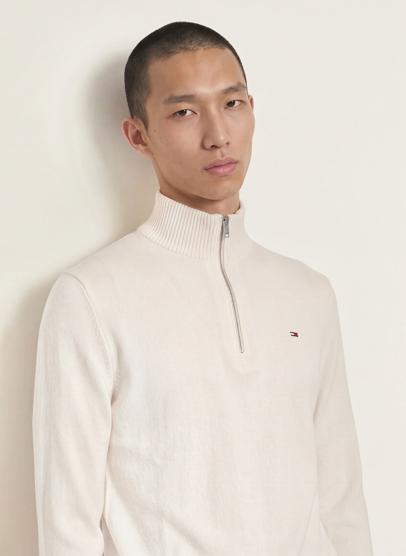 TOMMY JEANS Troyer: WEISS