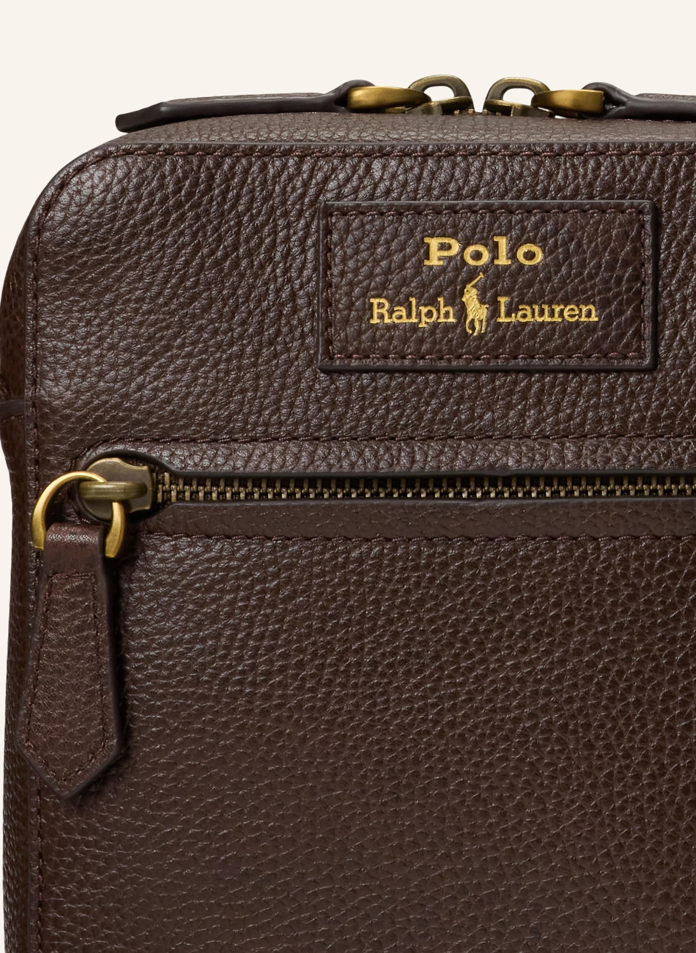 POLO RALPH LAUREN schoudertas: MARRON FONCÉ