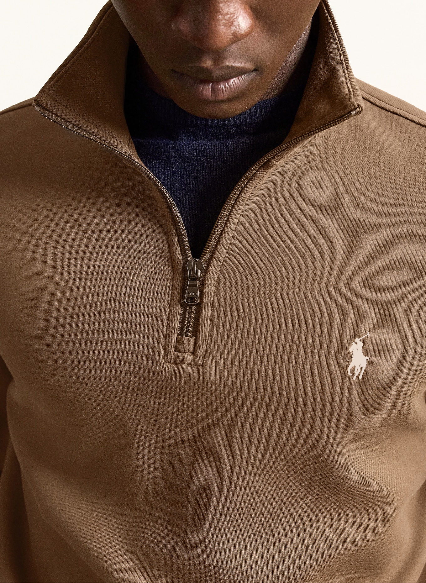 POLO RALPH LAUREN Jersey-Troyer: BRAUN