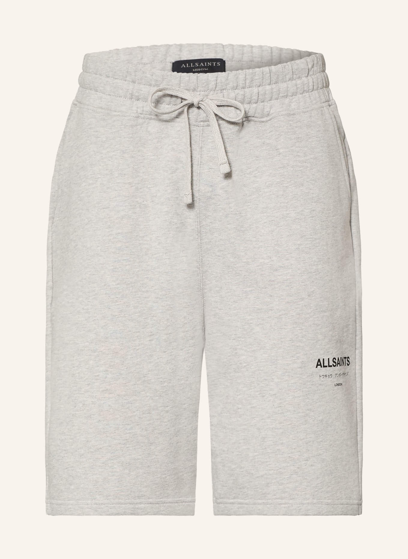 ALLSAINTS Sweatshorts UNDRGRND: HELLGRAU