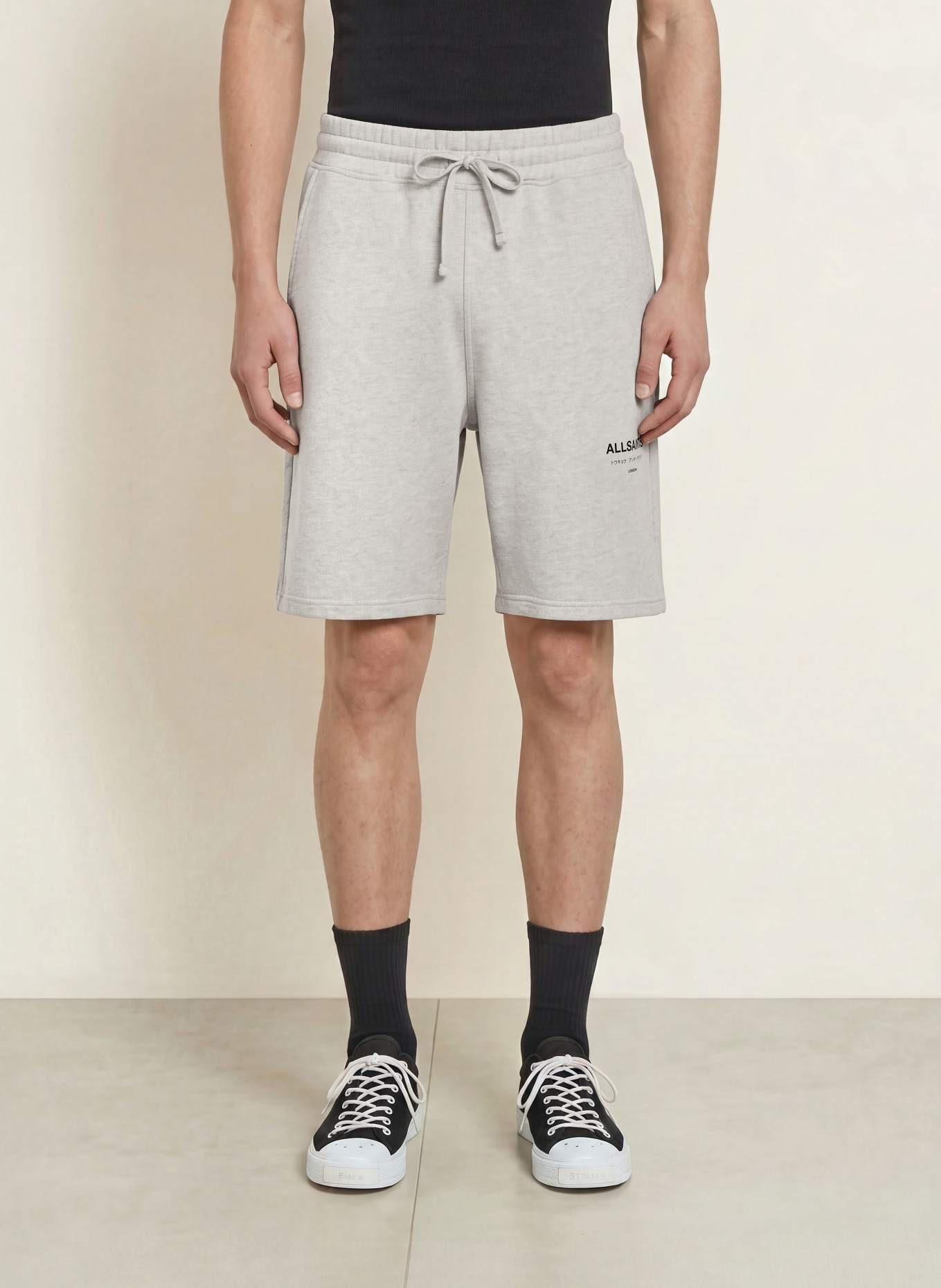 ALLSAINTS Sweatshorts UNDRGRND: HELLGRAU