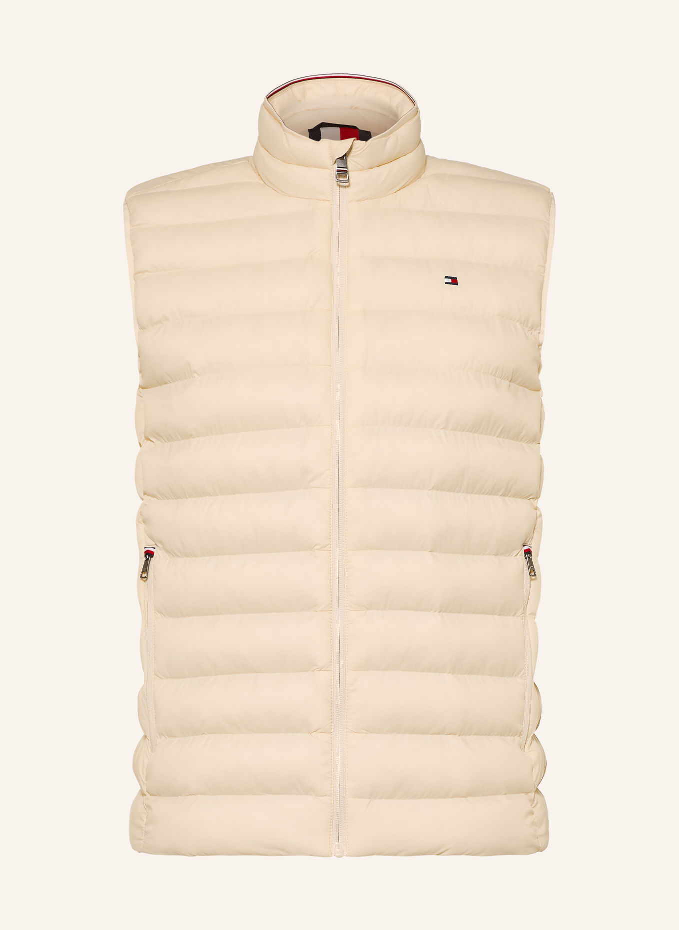 TOMMY HILFIGER Vadderad väst: GRÄDDE