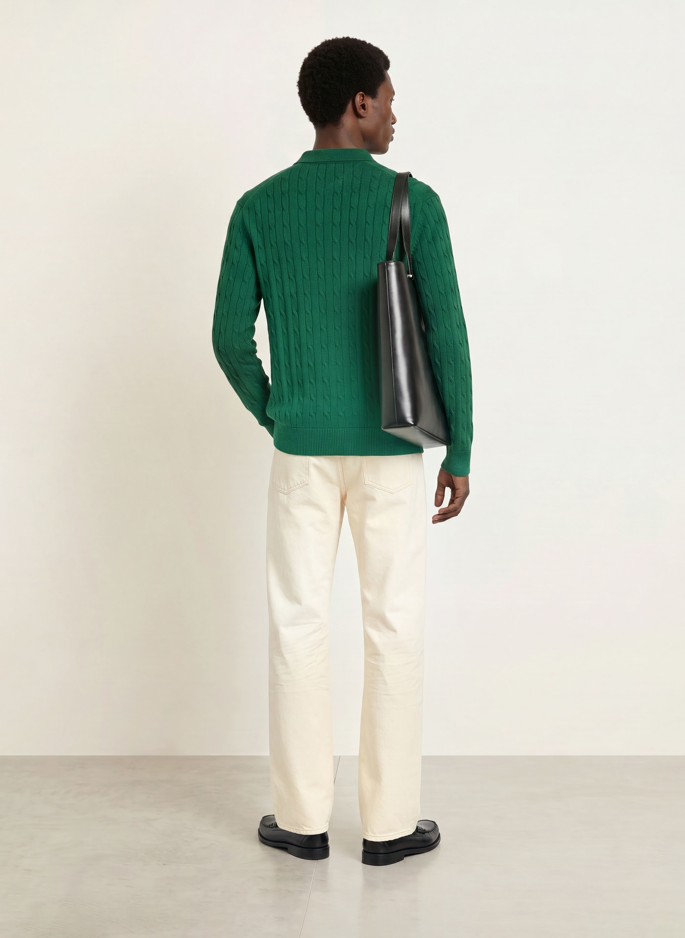 TOMMY HILFIGER Strick-Poloshirt: GRÜN
