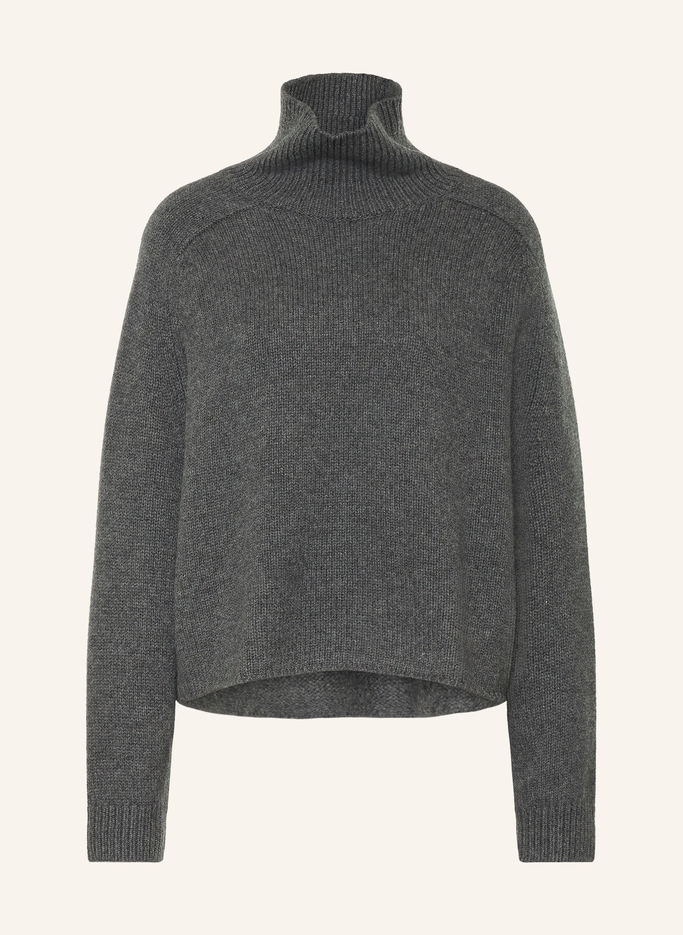 Juvia RIKE turtleneck sweater: DARK GRAY