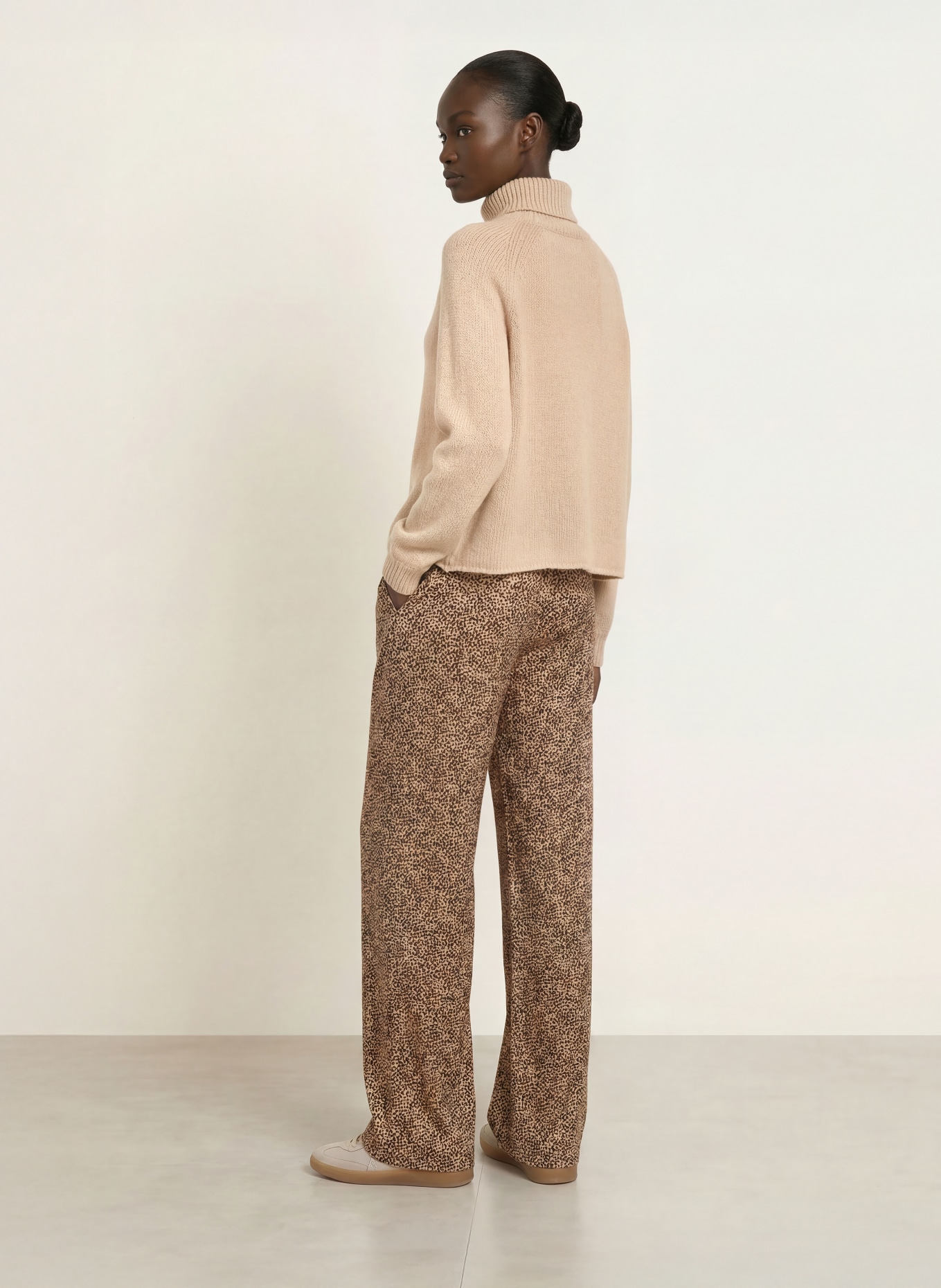 Juvia Rollkragenpullover RIKE: BEIGE