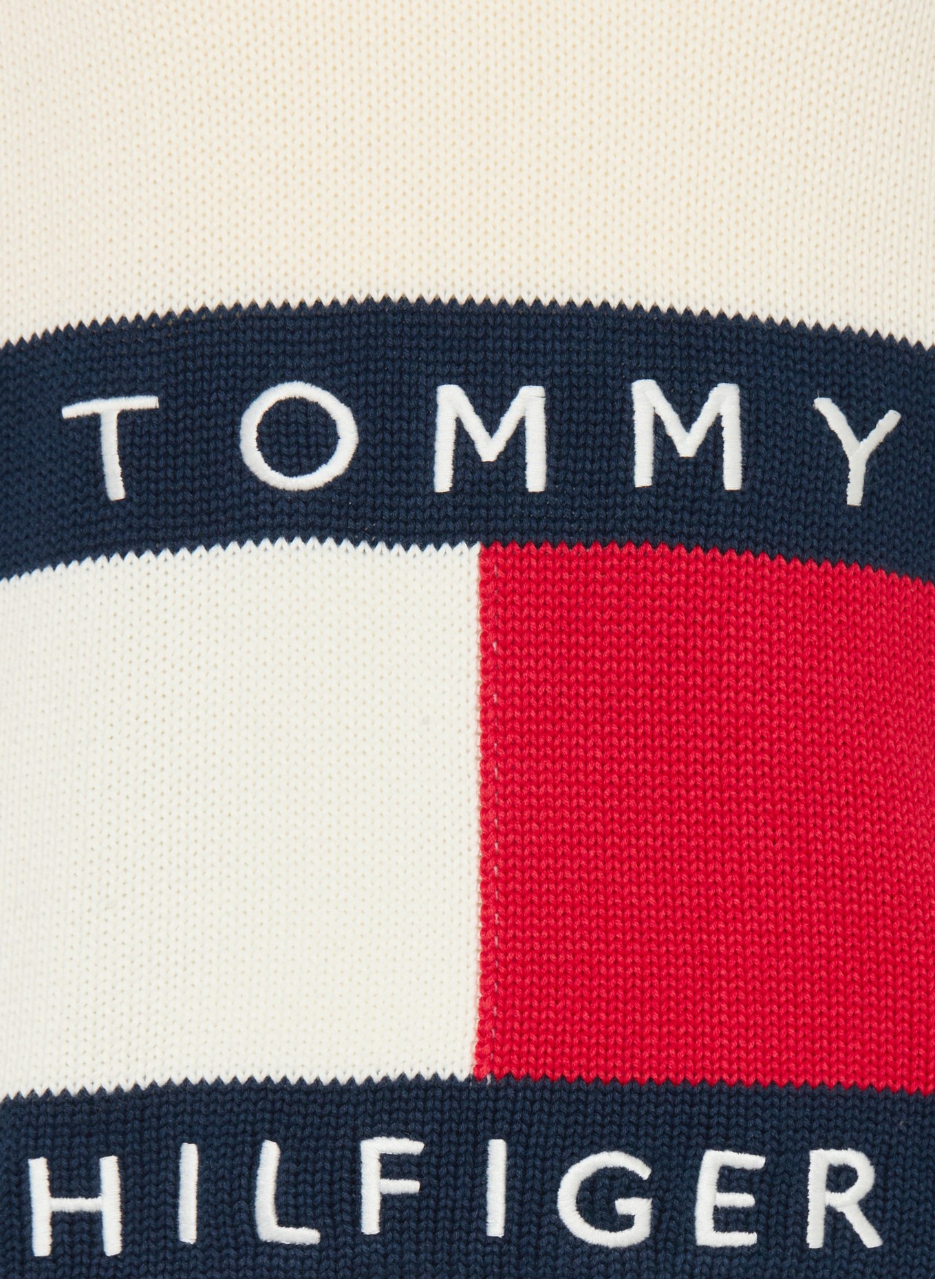 TOMMY HILFIGER Tröjor: GRÄDDE / RÖD / MÖRKBLÅ