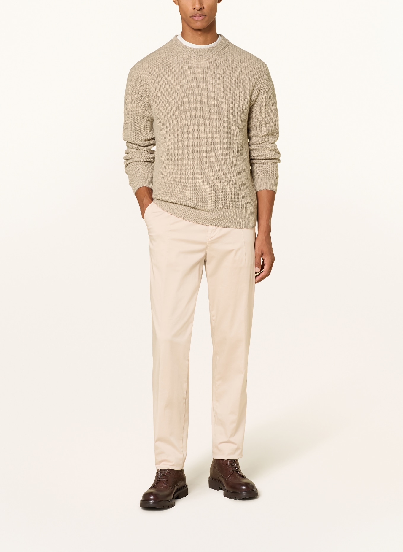 DANIELE FIESOLI Pull en cachemire: BEIGE