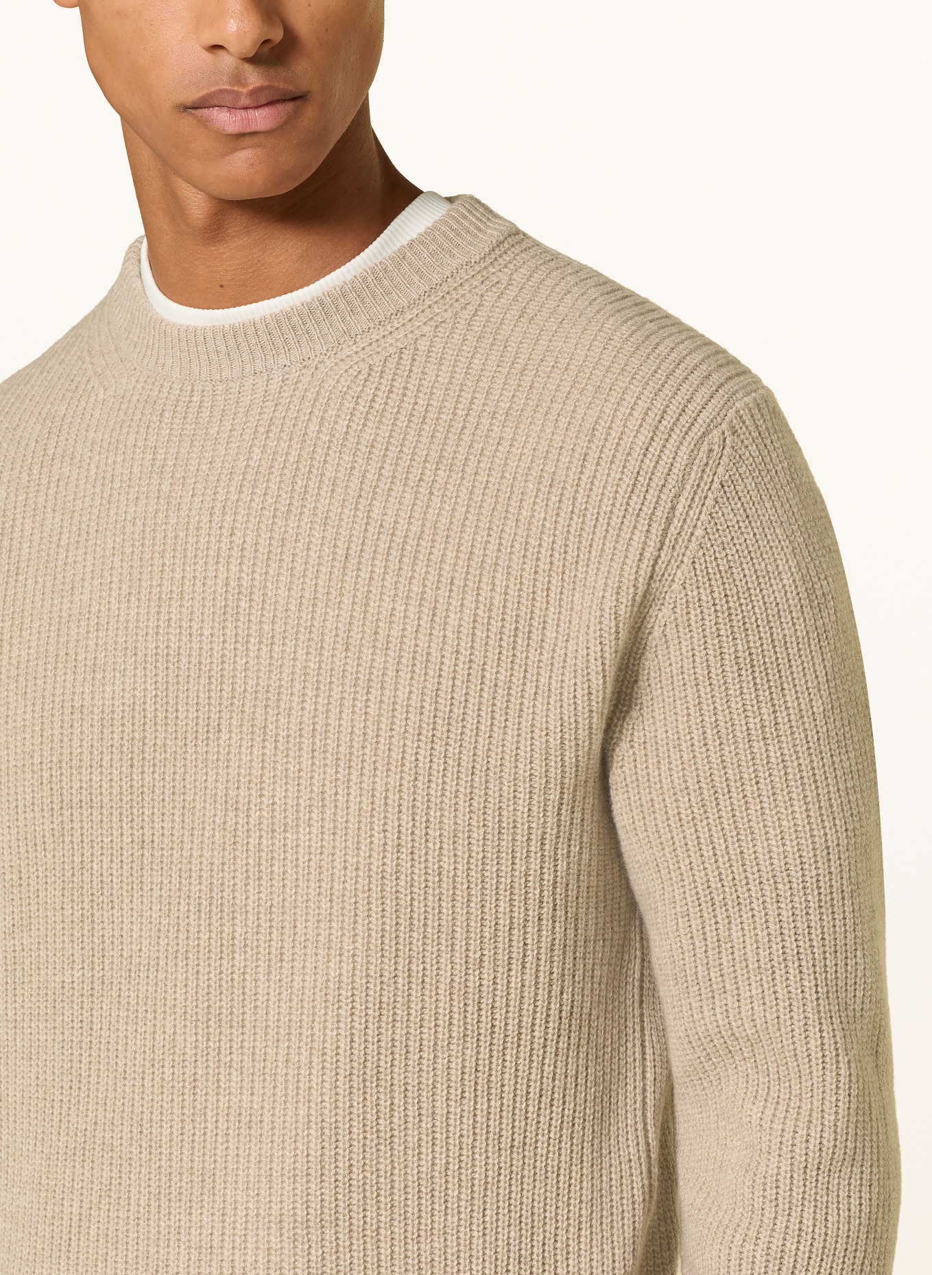 DANIELE FIESOLI Pull en cachemire: BEIGE