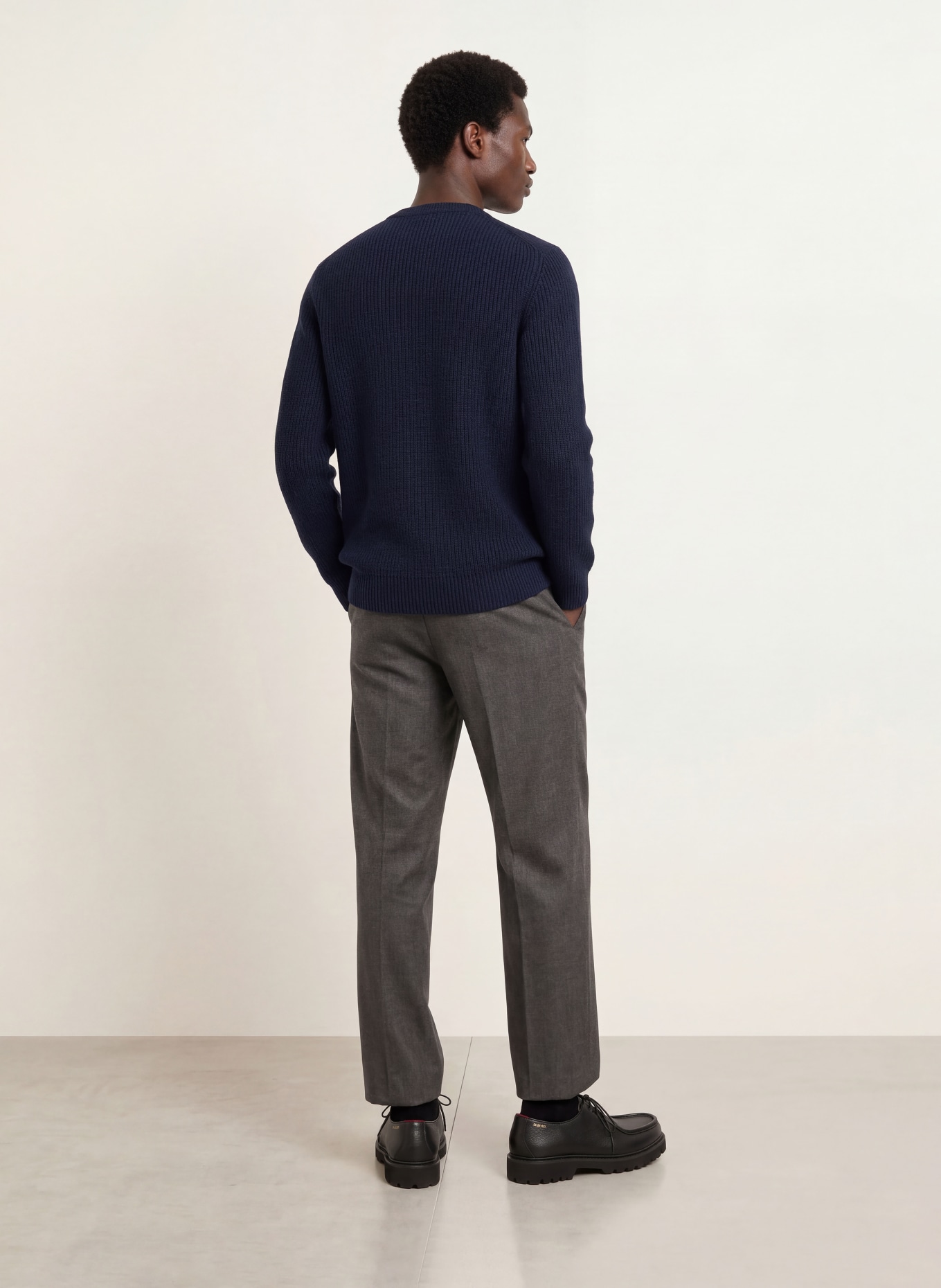 DANIELE FIESOLI Pull en cachemire: BLEU FONCÉ