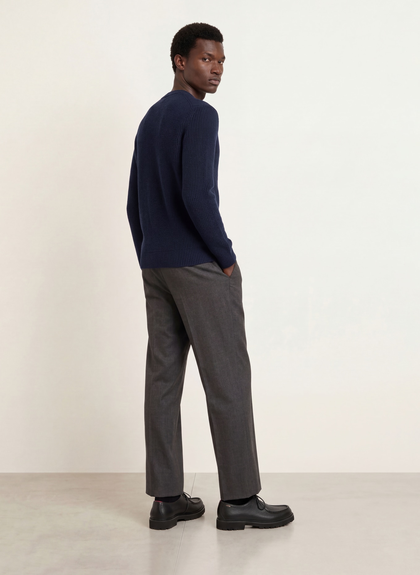DANIELE FIESOLI Pull en cachemire: BLEU FONCÉ