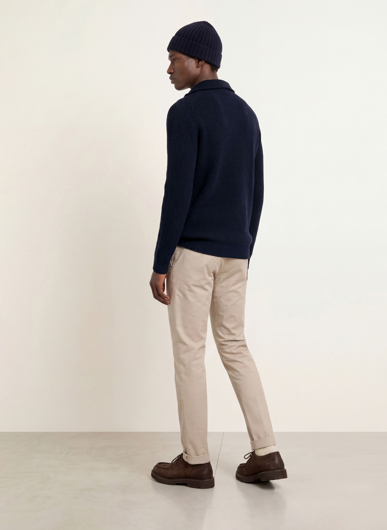 DANIELE FIESOLI Pull en cachemire: BLEU FONCÉ
