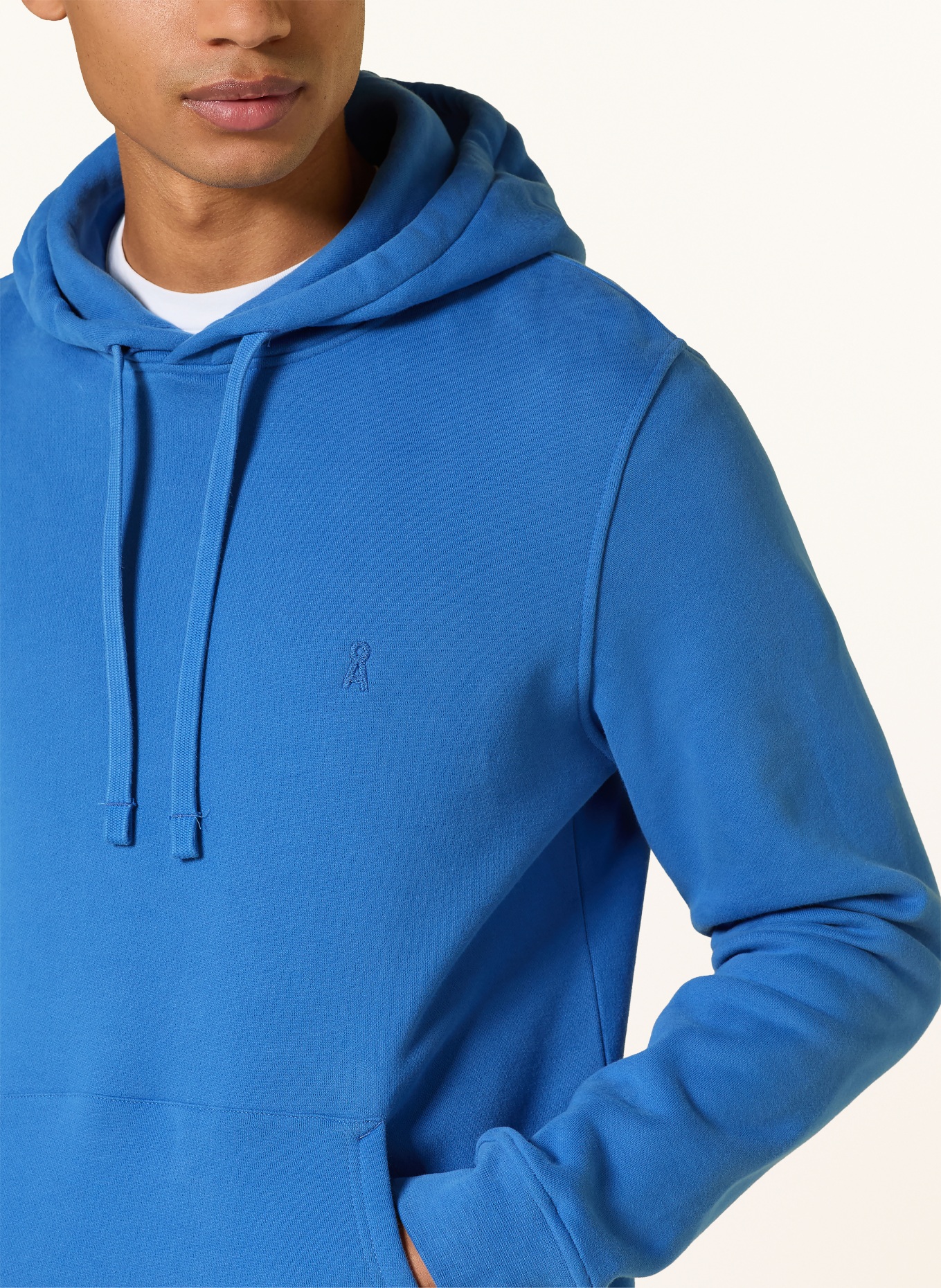 ARMEDANGELS Hoodie PAARLO: LICHTBLAUW
