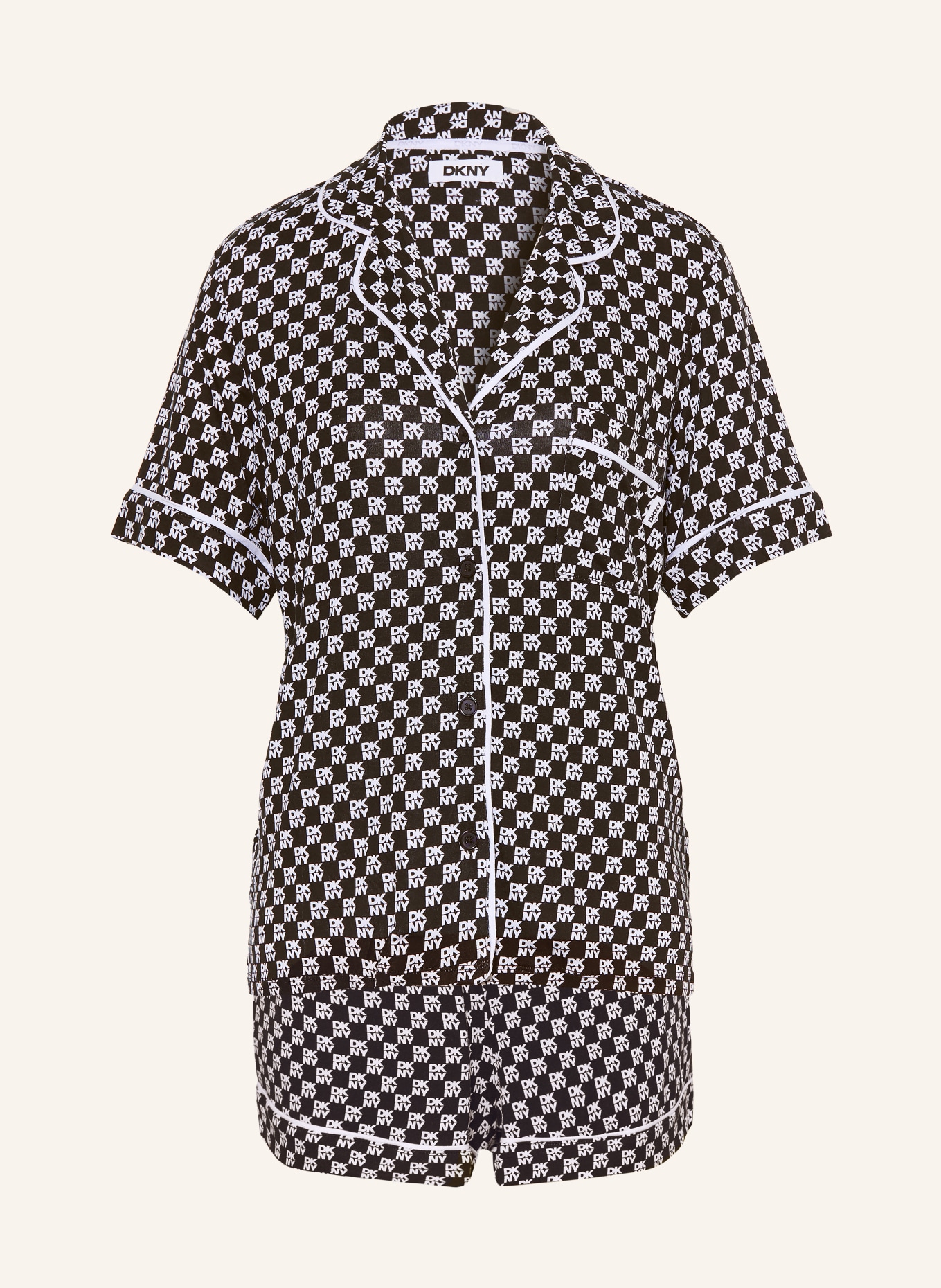 DKNY Pyjama short TIMELESS STYLES: NOIR / BLANC