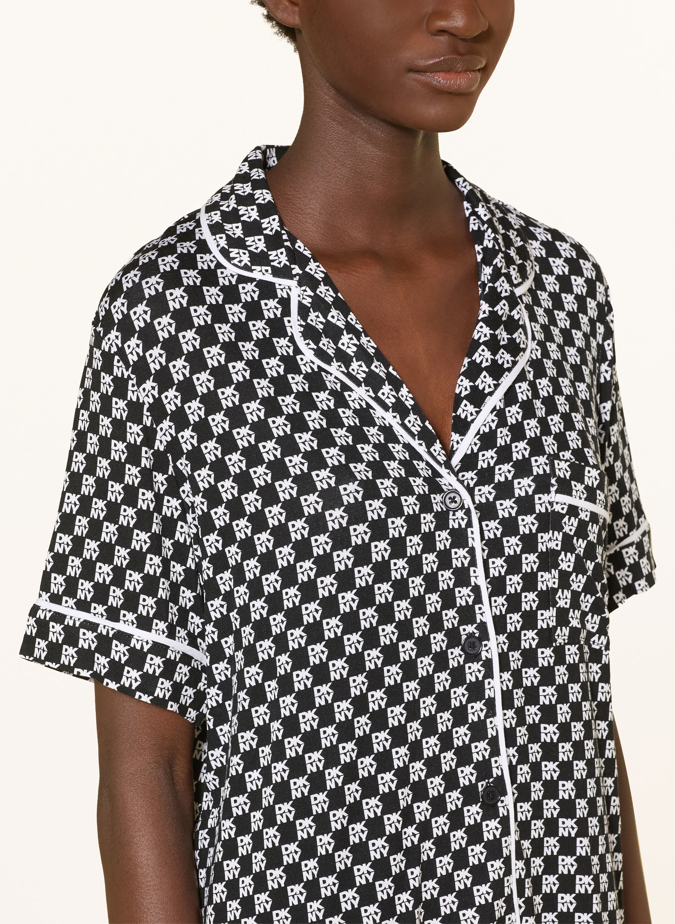 DKNY Pyjama short TIMELESS STYLES: NOIR / BLANC