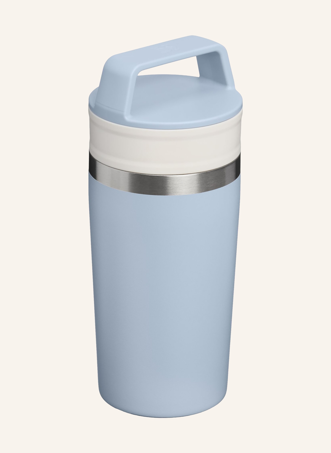 STANLEY Termohrnek THE CAFÉ-TO-GO TRAVEL MUG: TMAVĚ MODRÁ / STŘÍBRNÁ