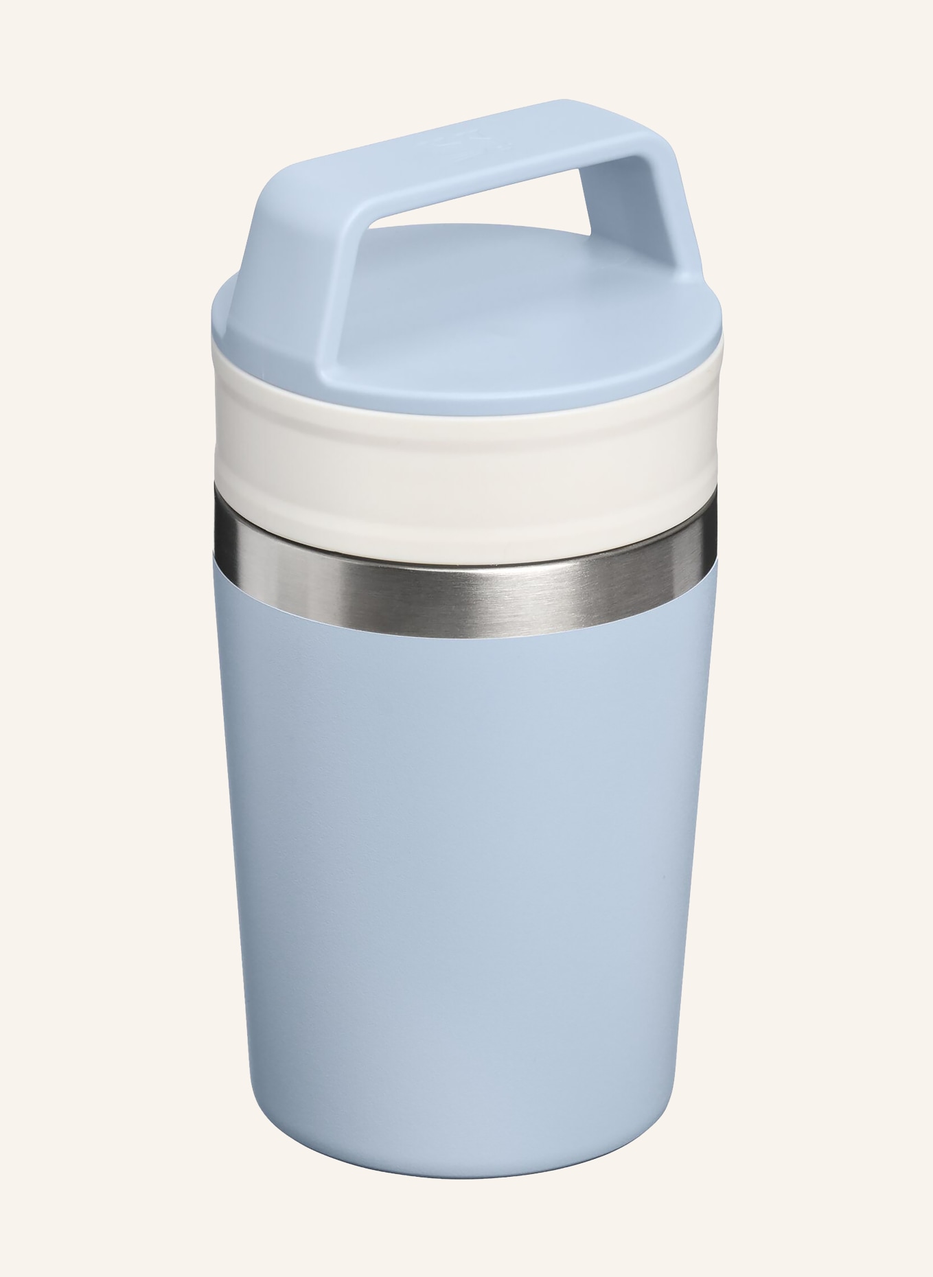 STANLEY Termohrnek THE CAFÉ-TO-GO TRAVEL MUG: TMAVĚ MODRÁ / STŘÍBRNÁ