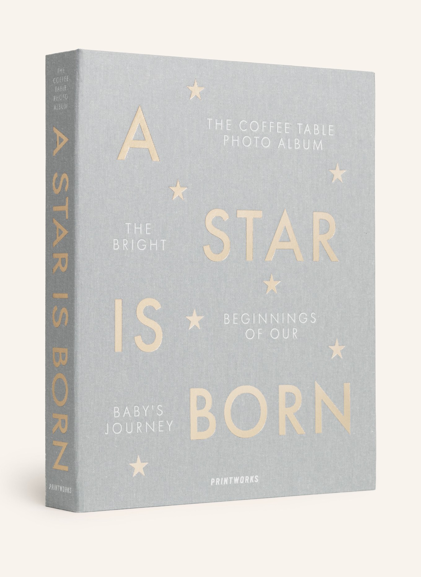 PRINTWORKS Fotoalbum A STAR IS BORN: LYSEGRØN / GULD