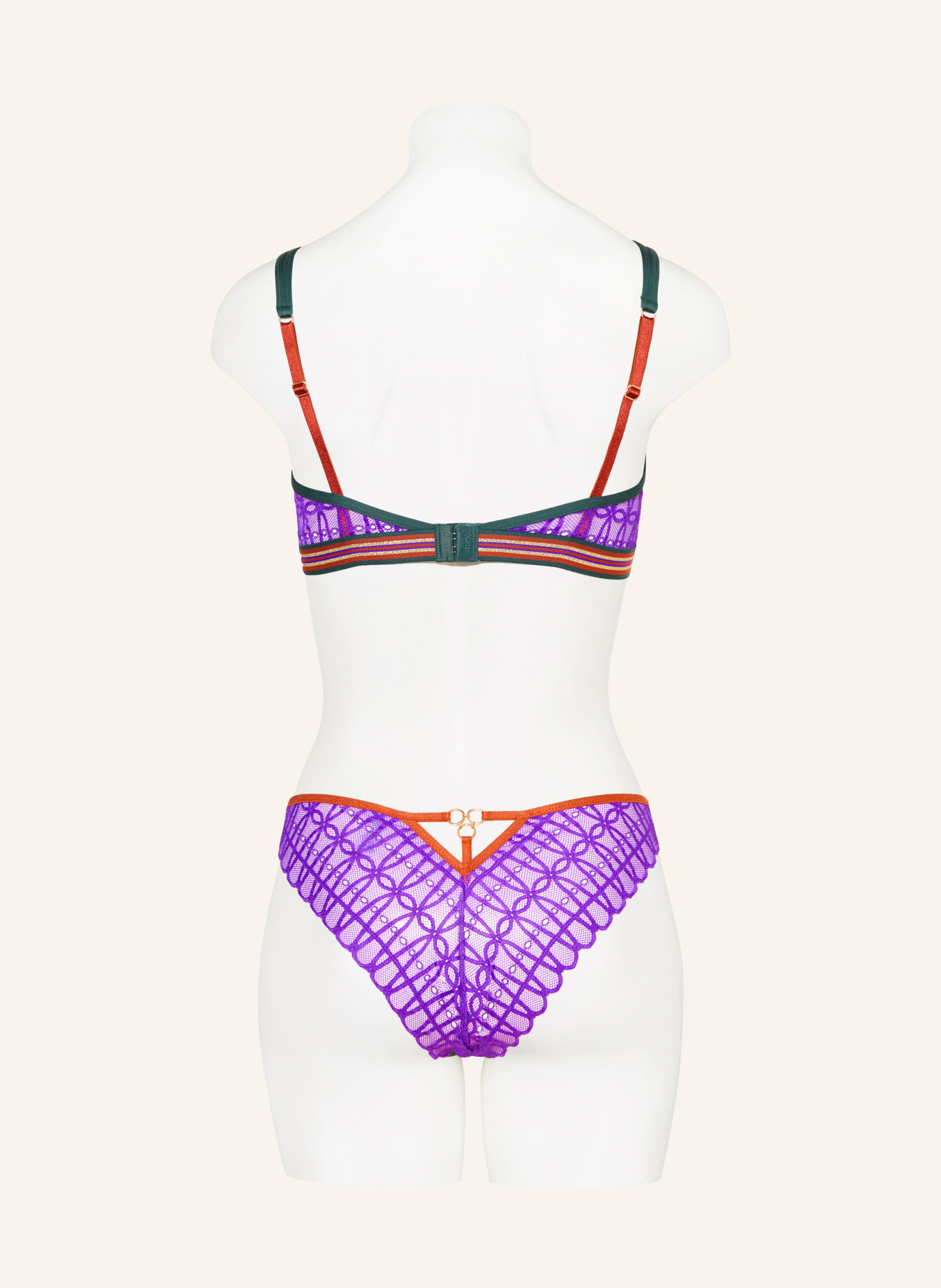 mey Triangle bra series POETRY TEMPLATION: PURPLE / DARK ORANGE / GREEN