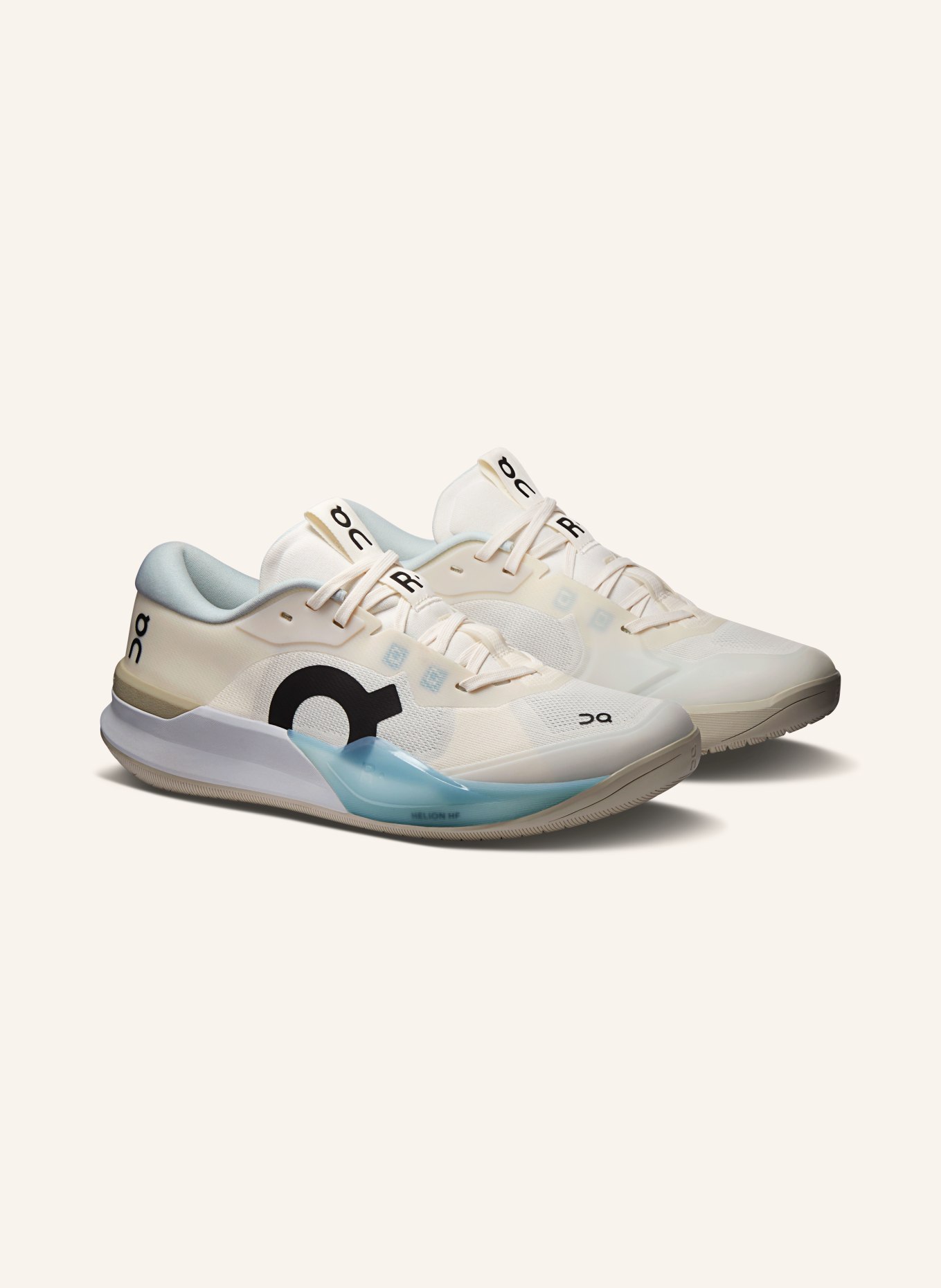 On Tennisschuhe THE ROGER PRO 3: CREME / SCHWARZ