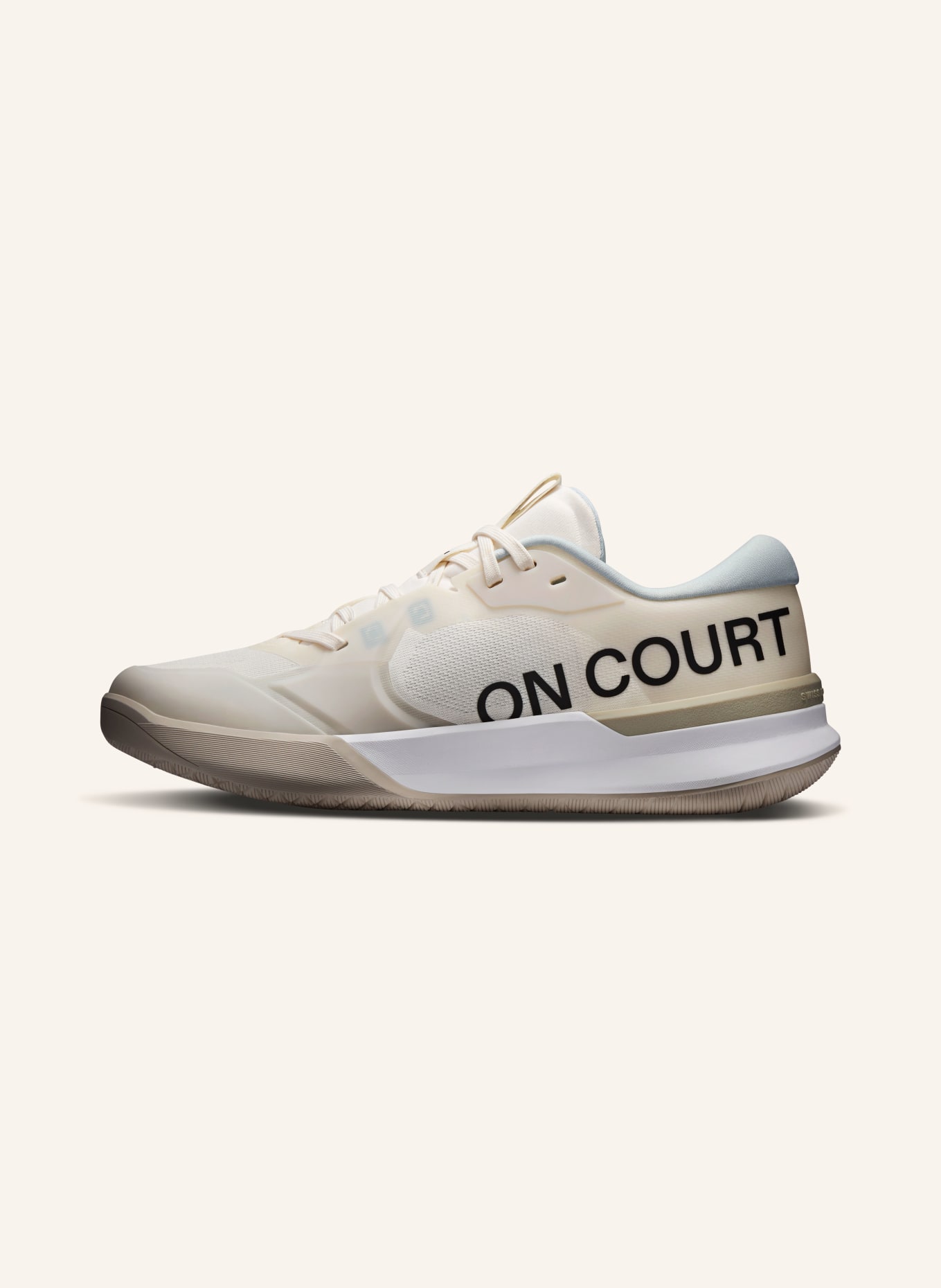 On Tennisschuhe THE ROGER PRO 3: CREME / SCHWARZ