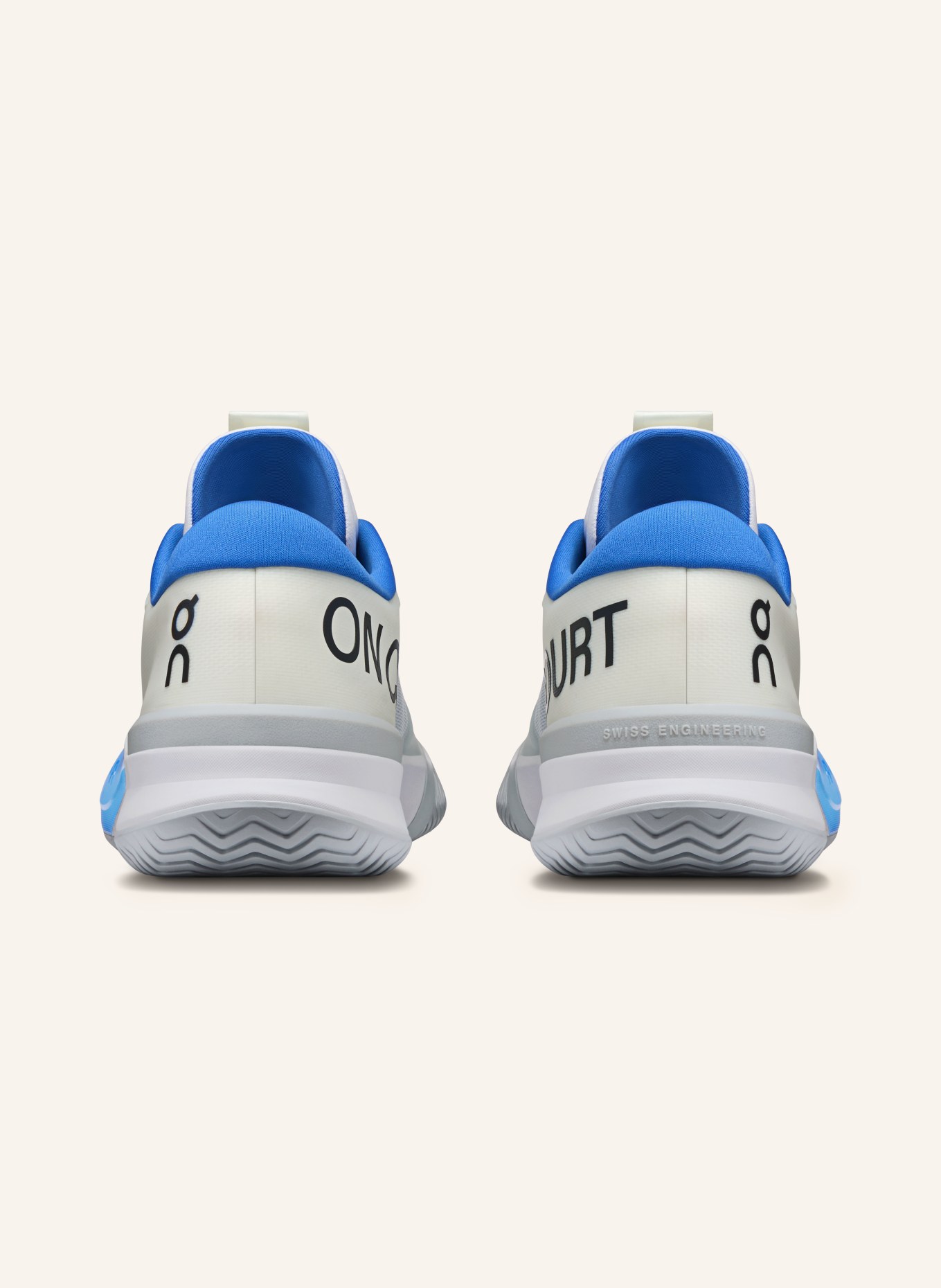 On Tennisschuhe THE ROGER PRO 3 CLAY: WEISS / BLAU