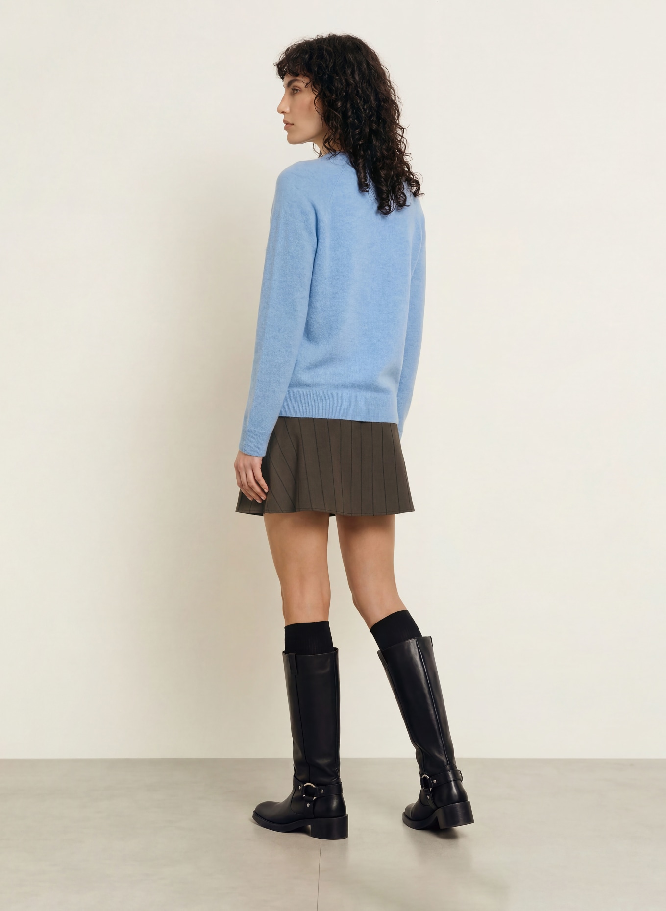 SAMSØE  SAMSØE Cashmere sweater BOSTON: LIGHT BLUE