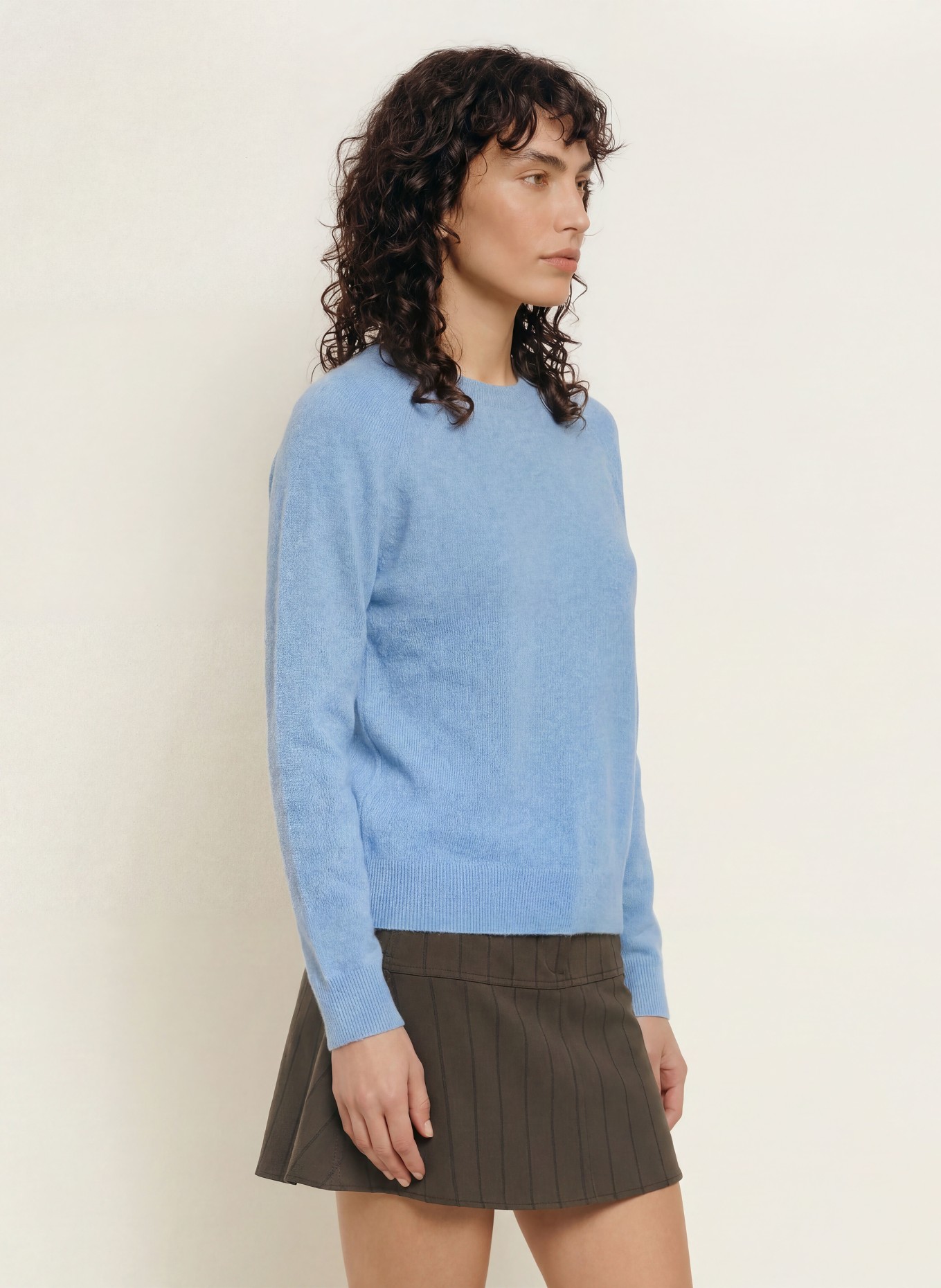 SAMSØE  SAMSØE Cashmere sweater BOSTON: LIGHT BLUE