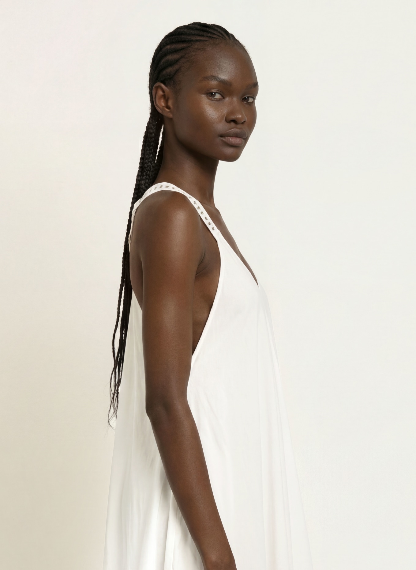 ALLSAINTS Rochie LIL DRESS cu dantelă: ALB