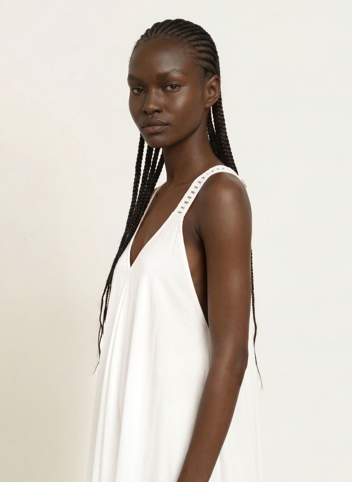 ALLSAINTS Rochie LIL DRESS cu dantelă: ALB