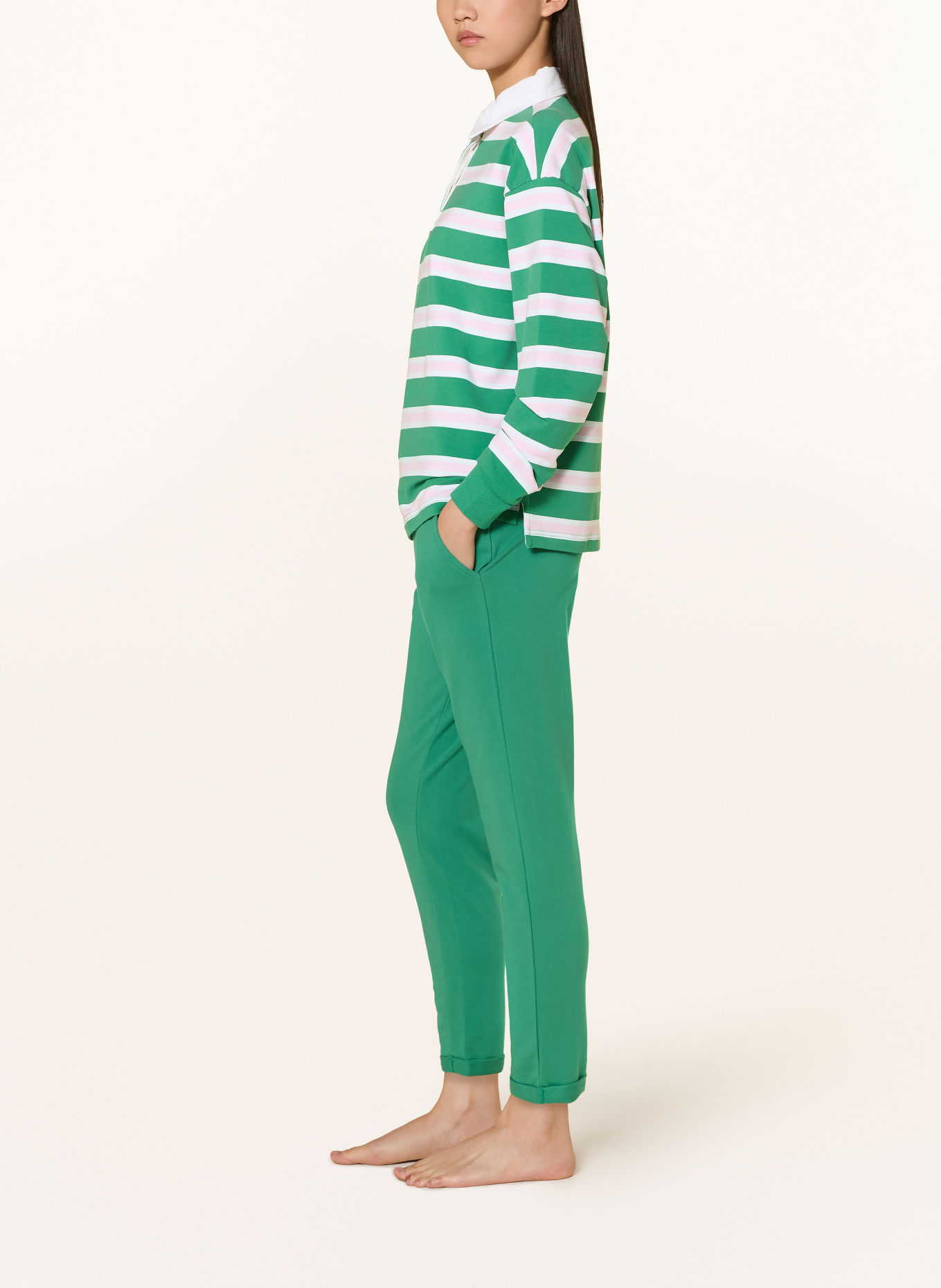 mey Lounge sweatpants series COZY NIGHTS: GREEN