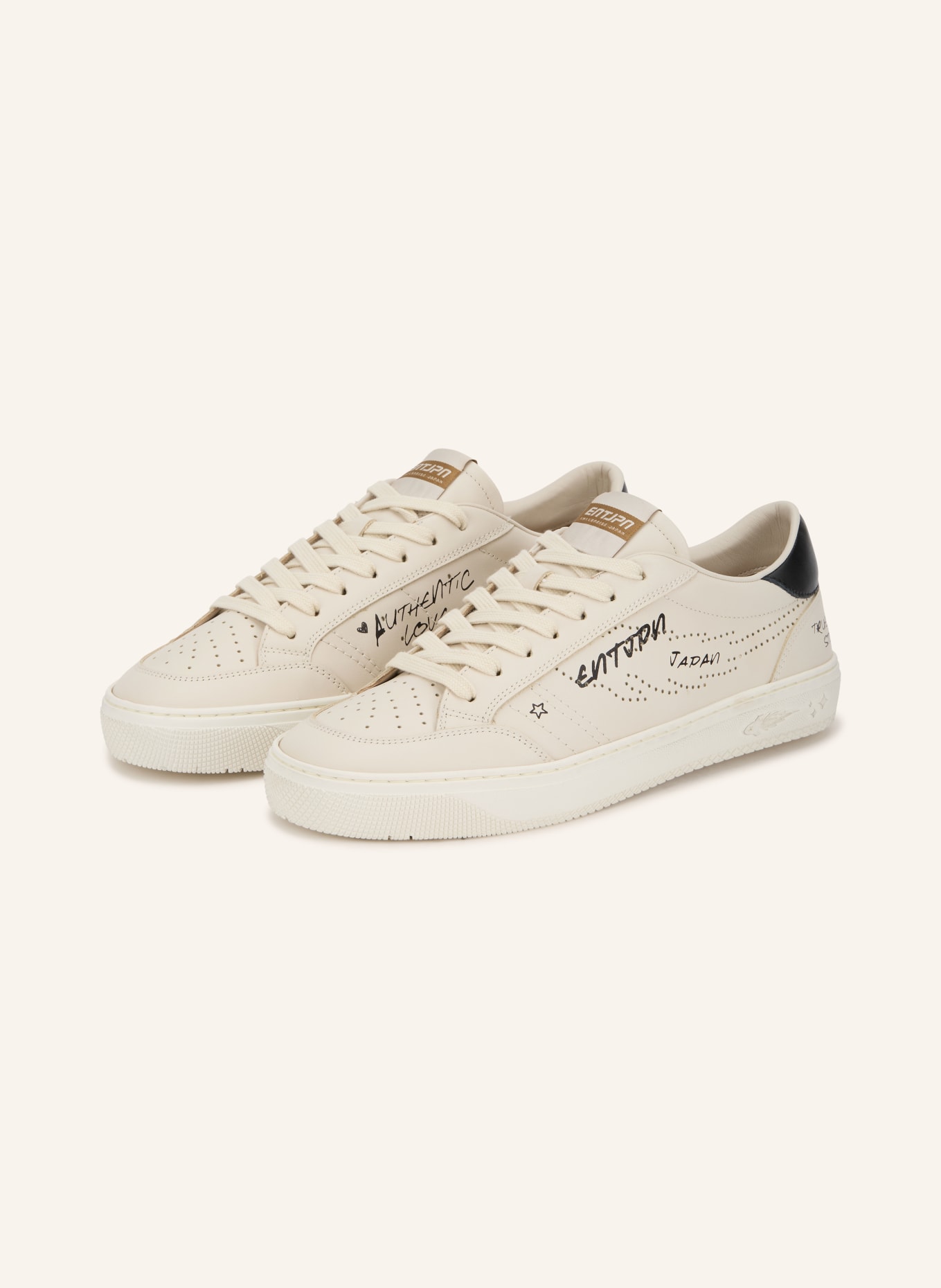 ENTERPRISE JAPAN Sneaker JUPITER ROCKET 5: ECRU / SCHWARZ