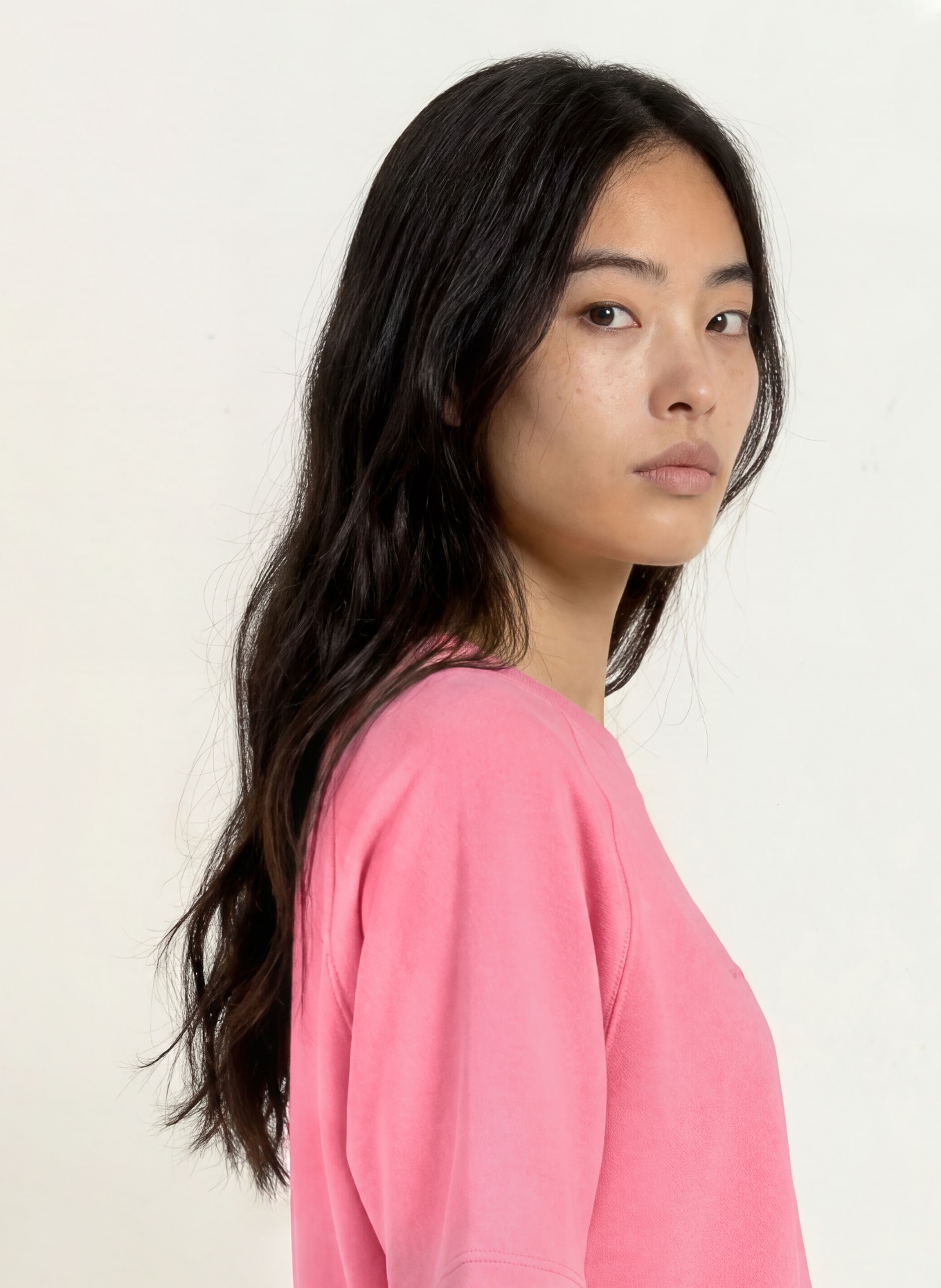 CATNOIR Sweatshirt with 3/4 sleeves: PINK
